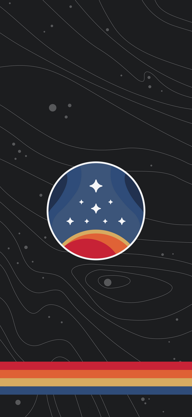 I've made a Starfield Mobile Wallpaper (made with iOS UI in mind)