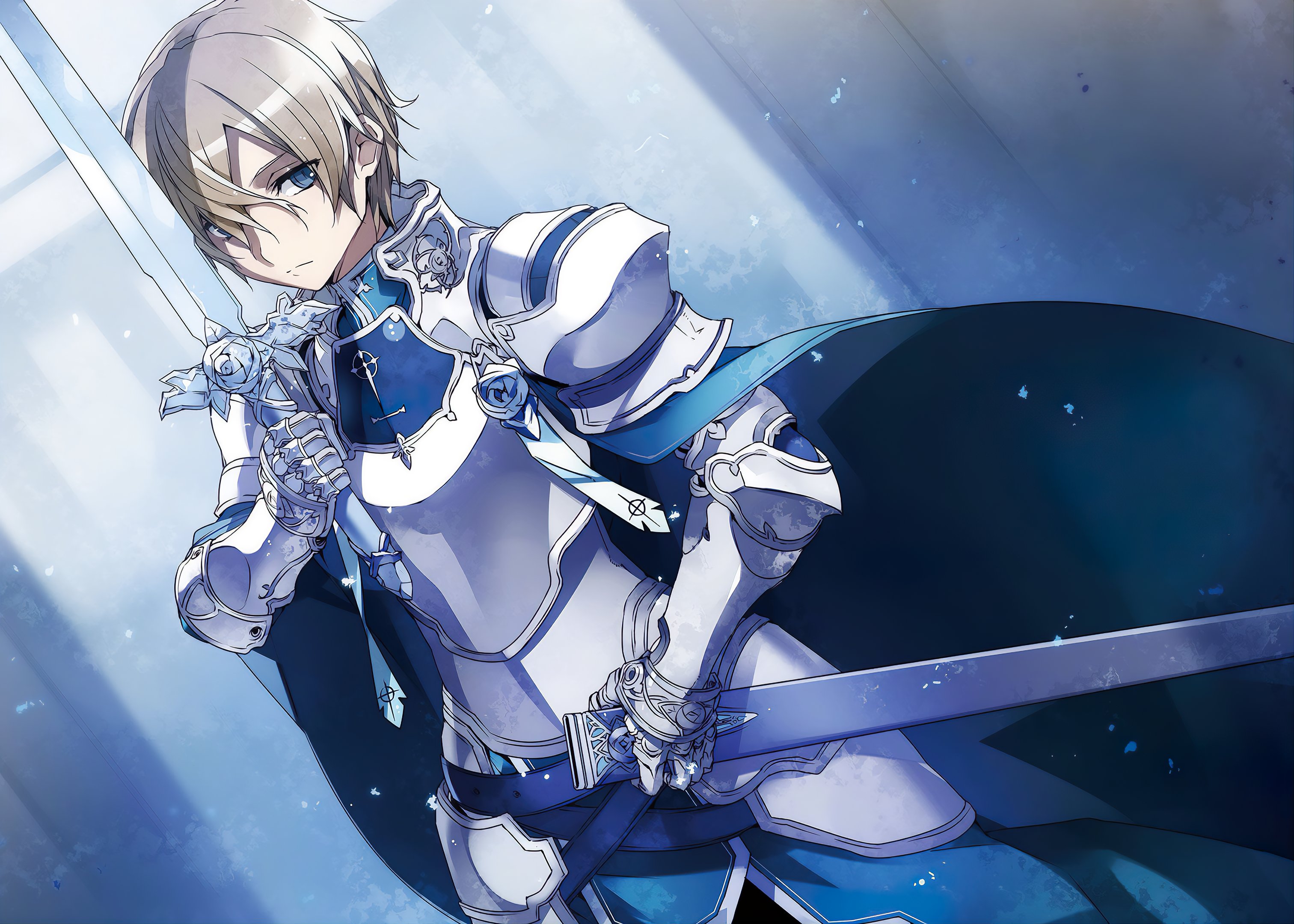 La Otaku de Azul Wallpaper in 4K + clean (original: 1463p) ❄️ Anime: Sword Art Online Senpai. #SAO #anime