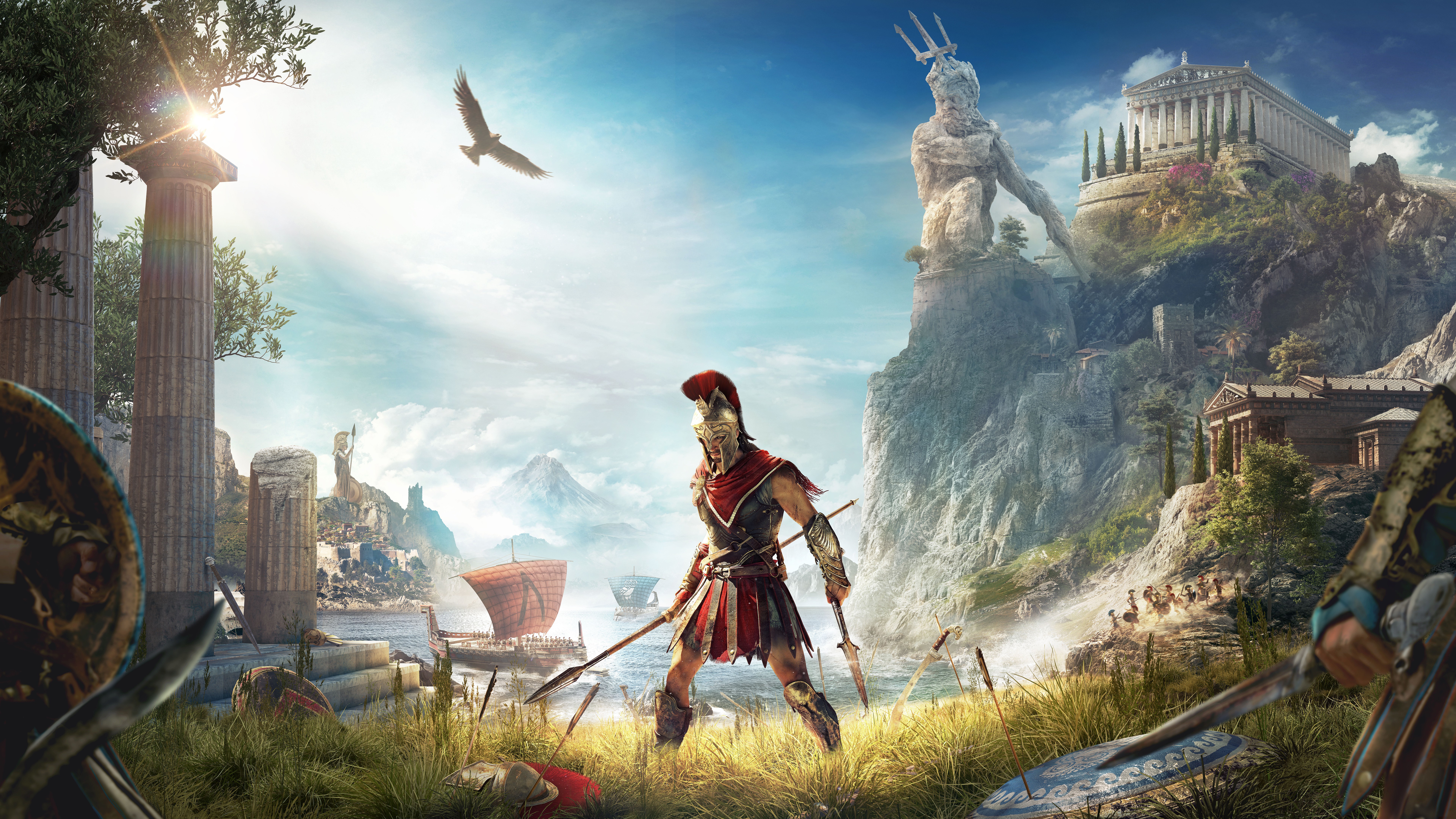 Wallpaper Assassins Creed Odyssey, Ubisoft, pc Game, Games, Mythology, Background Free Image