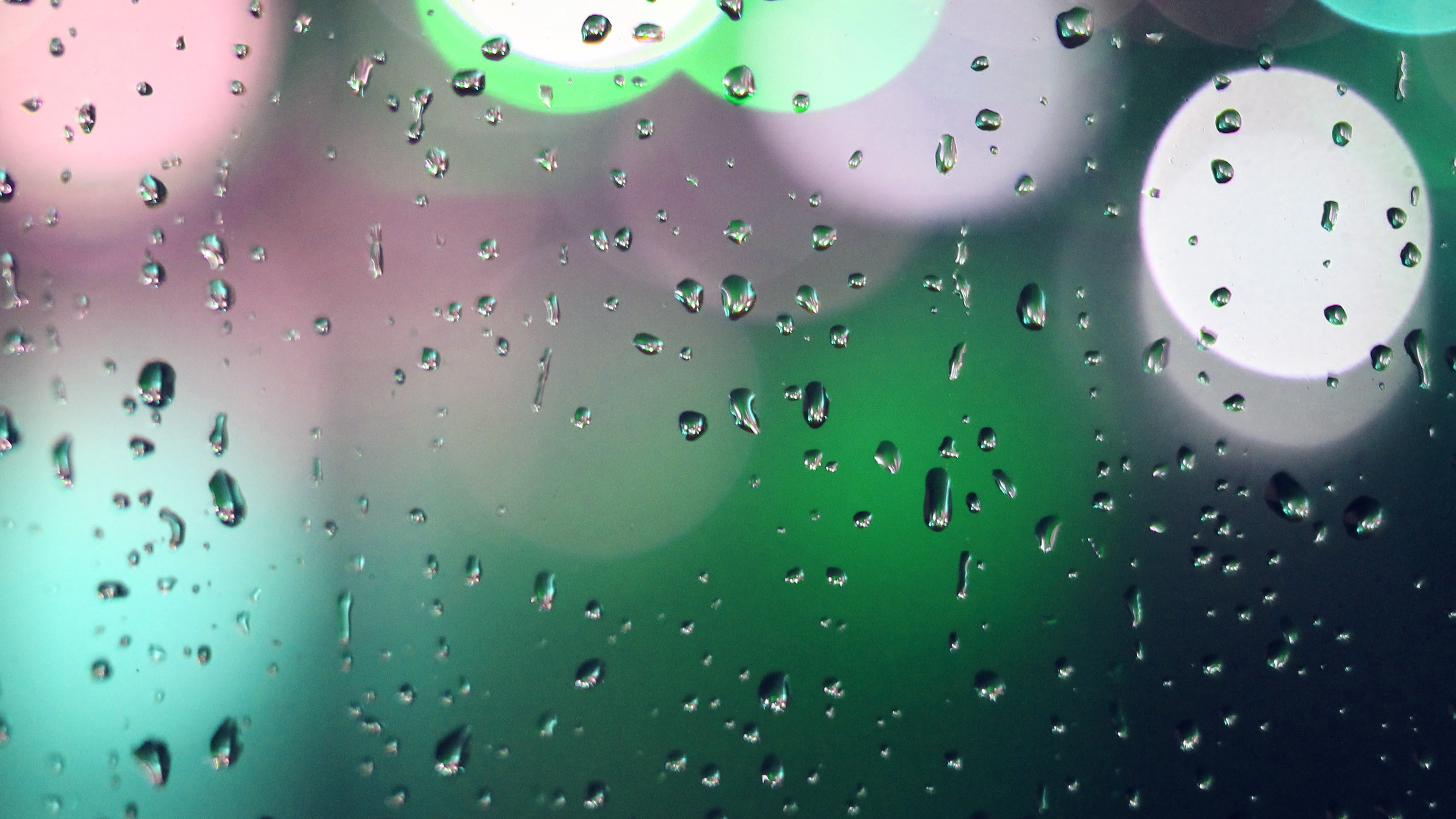 wallpaper for desktop, laptop. bokeh rain night window pattern background blue