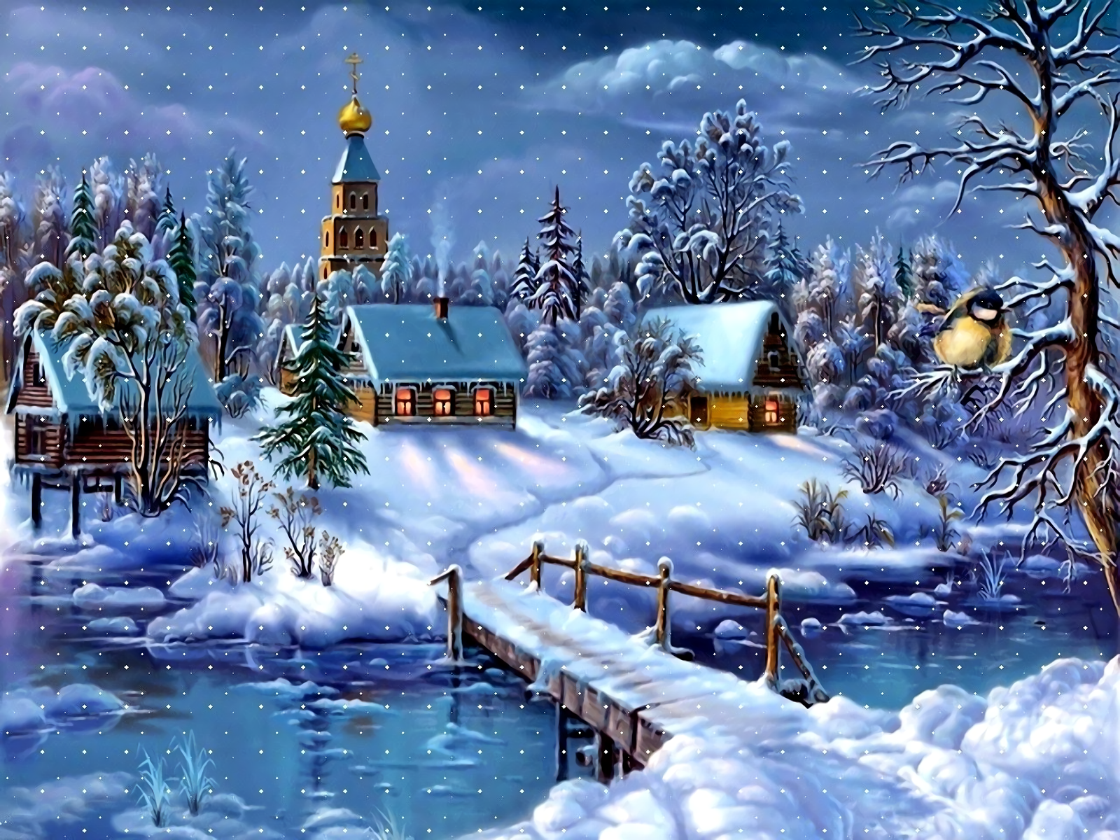 Artistic Winter Wallpaper