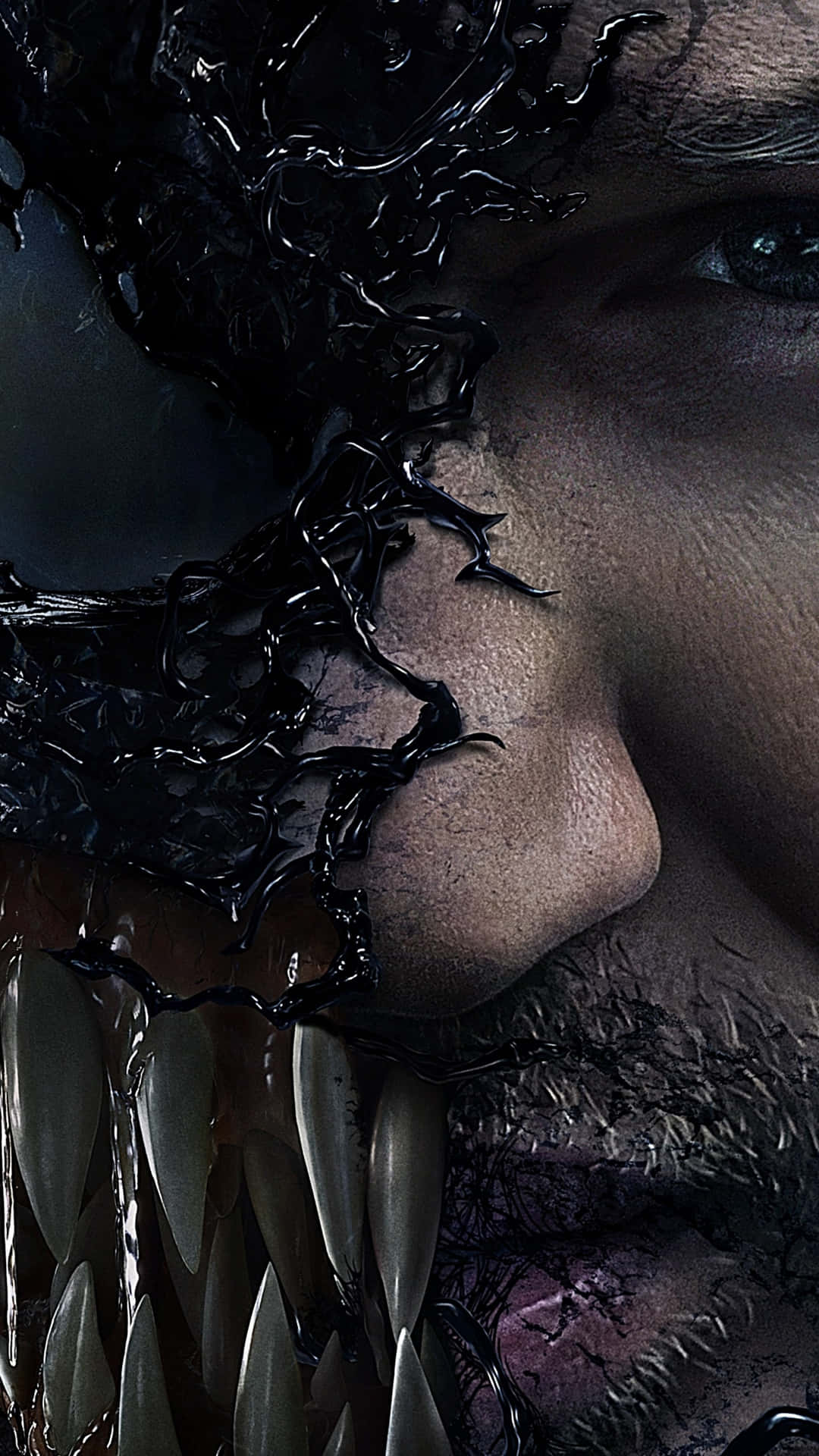 Download Tom Hardy Venom Phone Wallpaper
