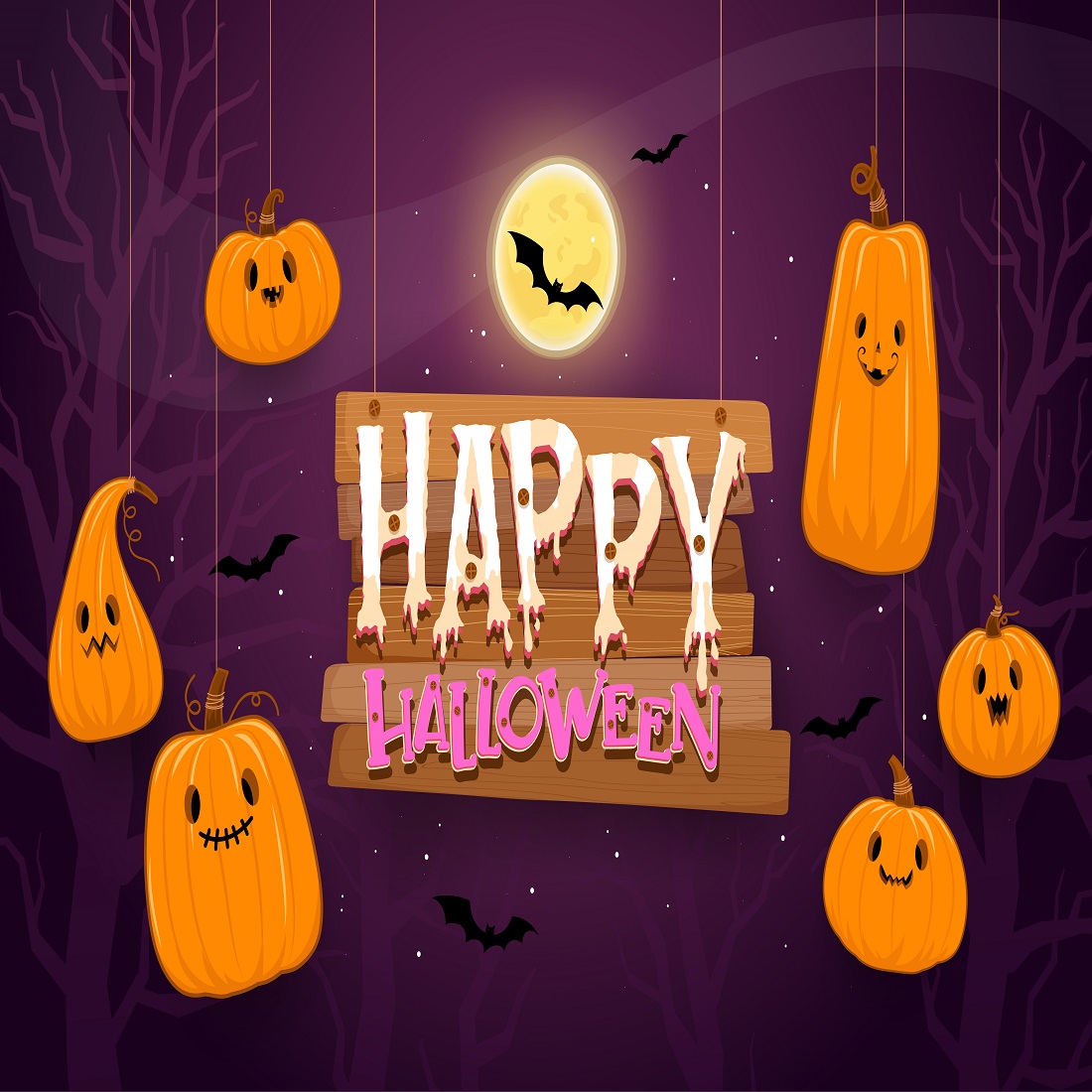 Happy Halloween Background MasterBundles, 47% OFF