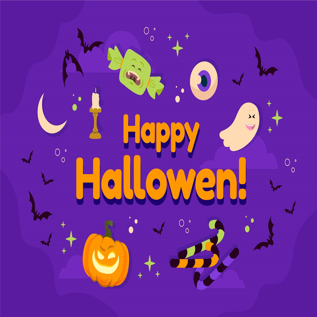 Halloween celebration background