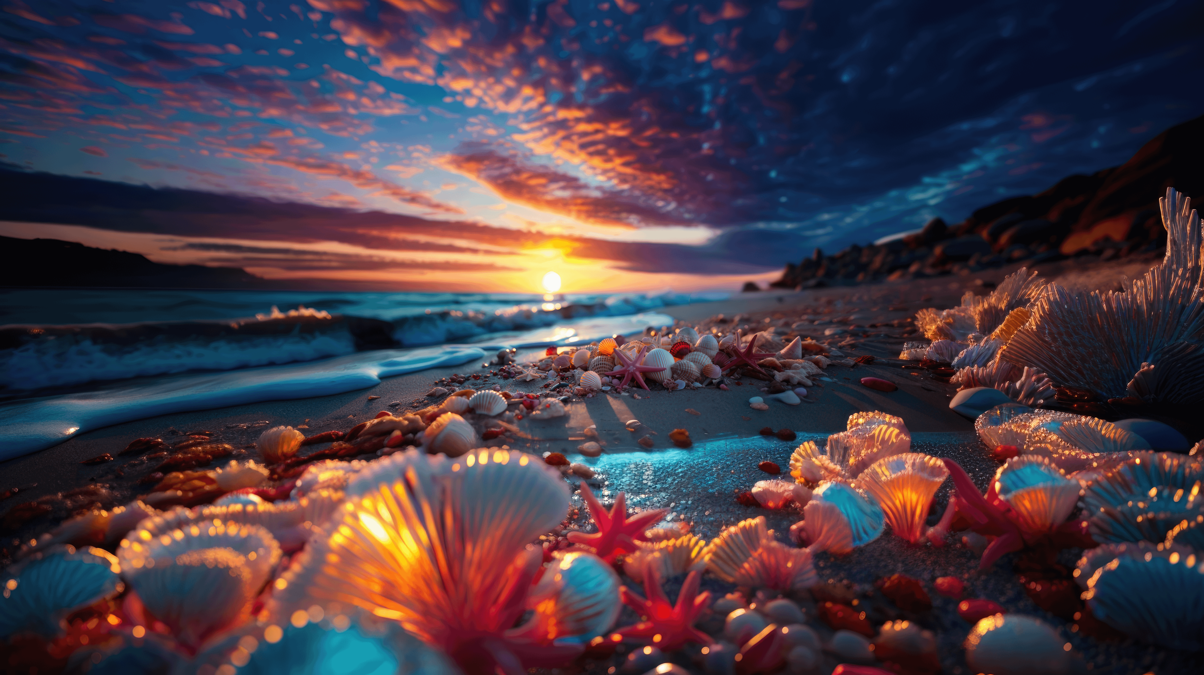 Exotic Sunset 4k Wallpaper