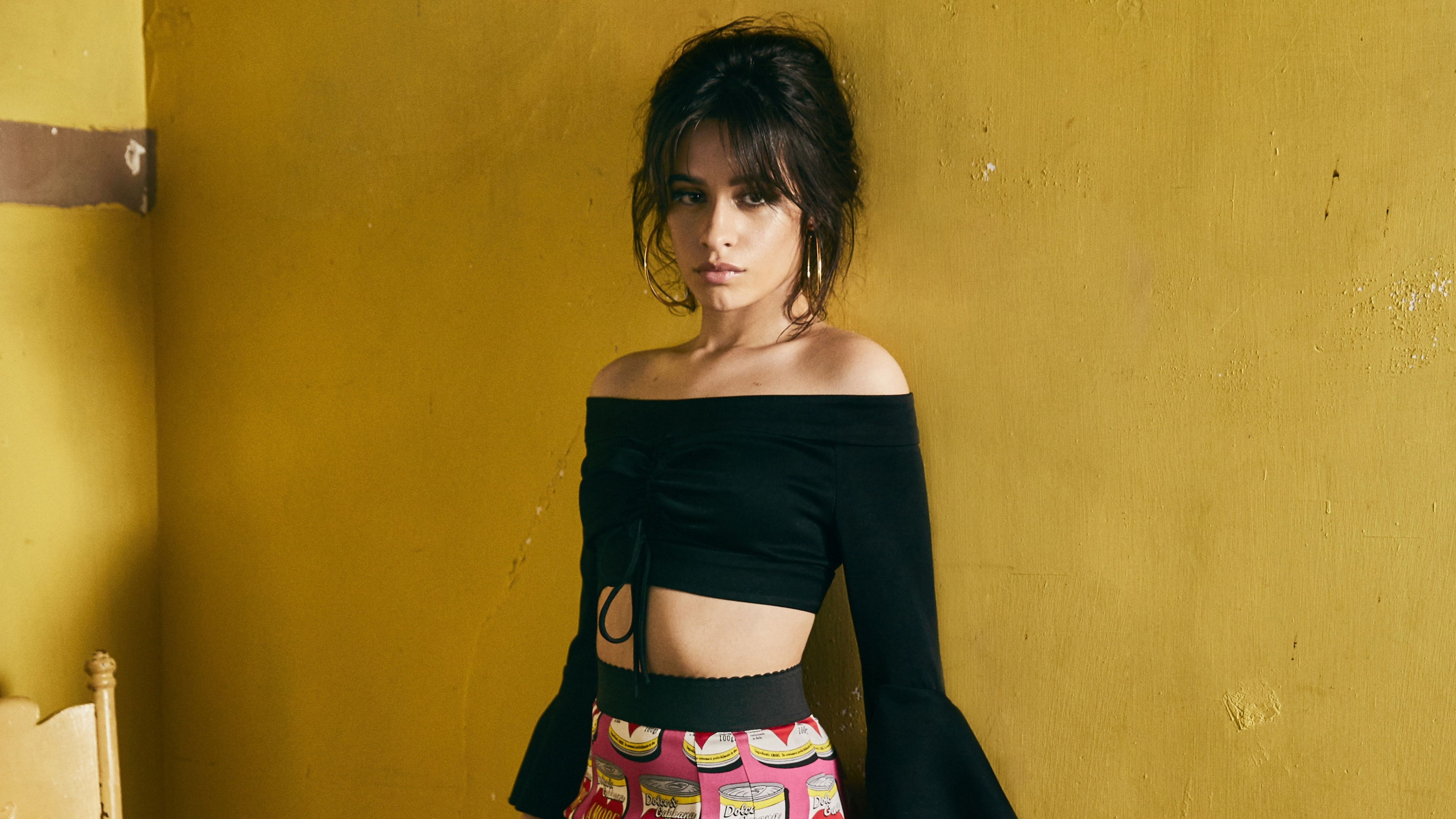 Download wallpaper 3840x2160 camila cabello, beautiful, famous singer 4k wallpaper, uhd wallpaper, 16:9 widescreen 3840x2160 HD background, 4750