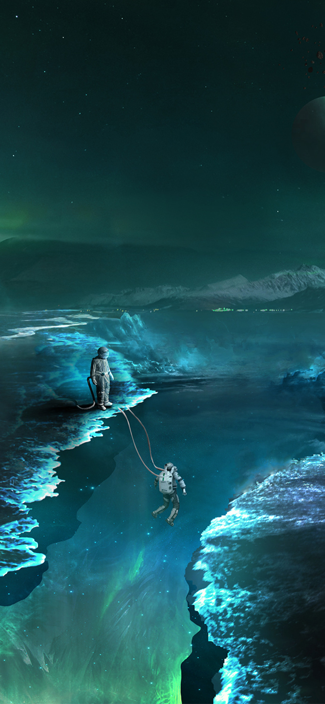 Astronaut Space Digital Art Fantasy iPhone XS MAX HD 4k Wallpaper, Image, Background, Photo and Picture