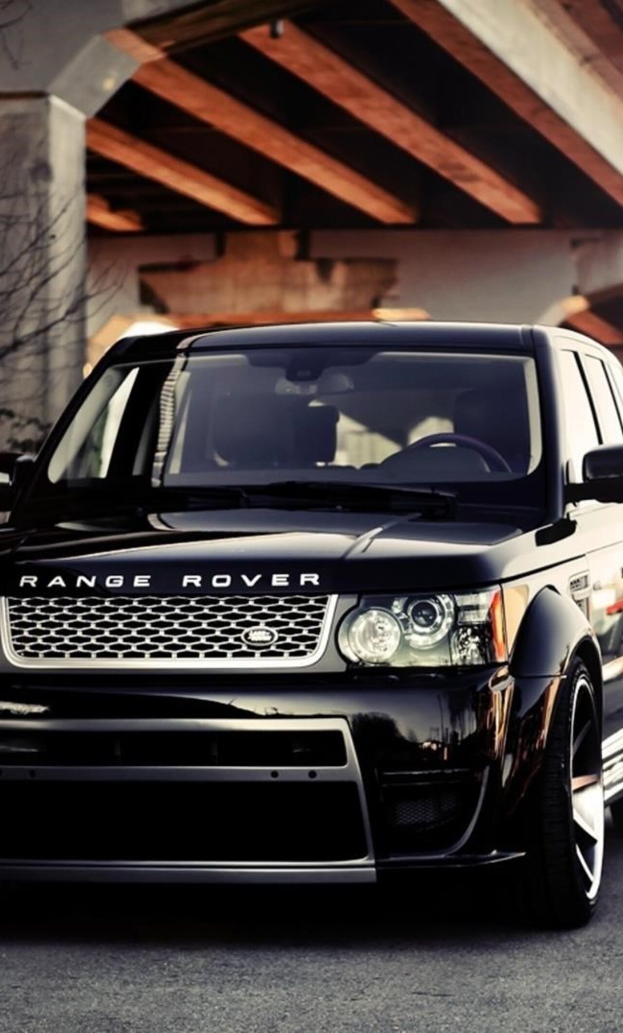 Range Rover Shining Black iPhone HD 4k Wallpaper, Image, Background, Photo and Picture