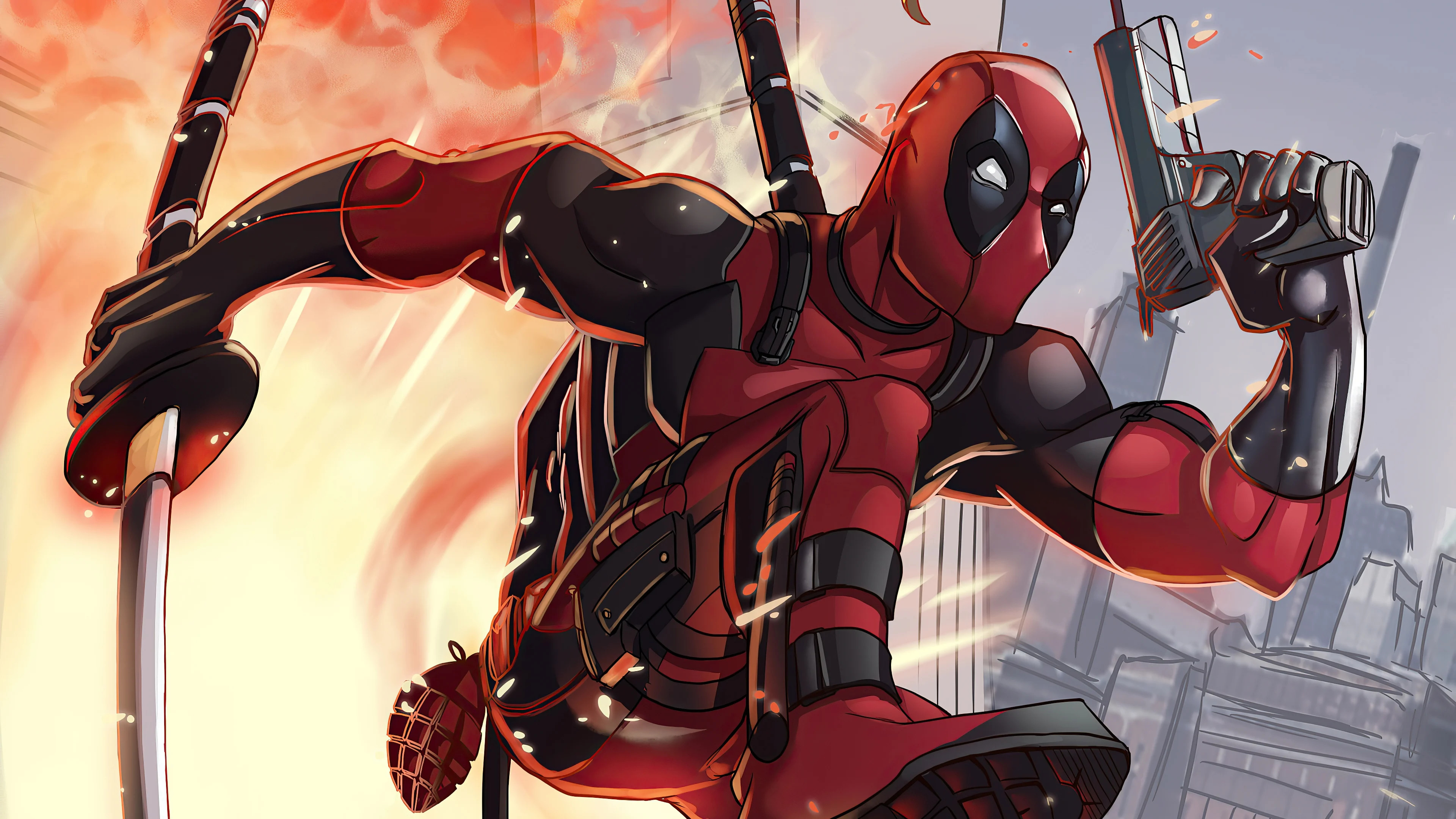 deadpool HD wallpaper 4k super hot