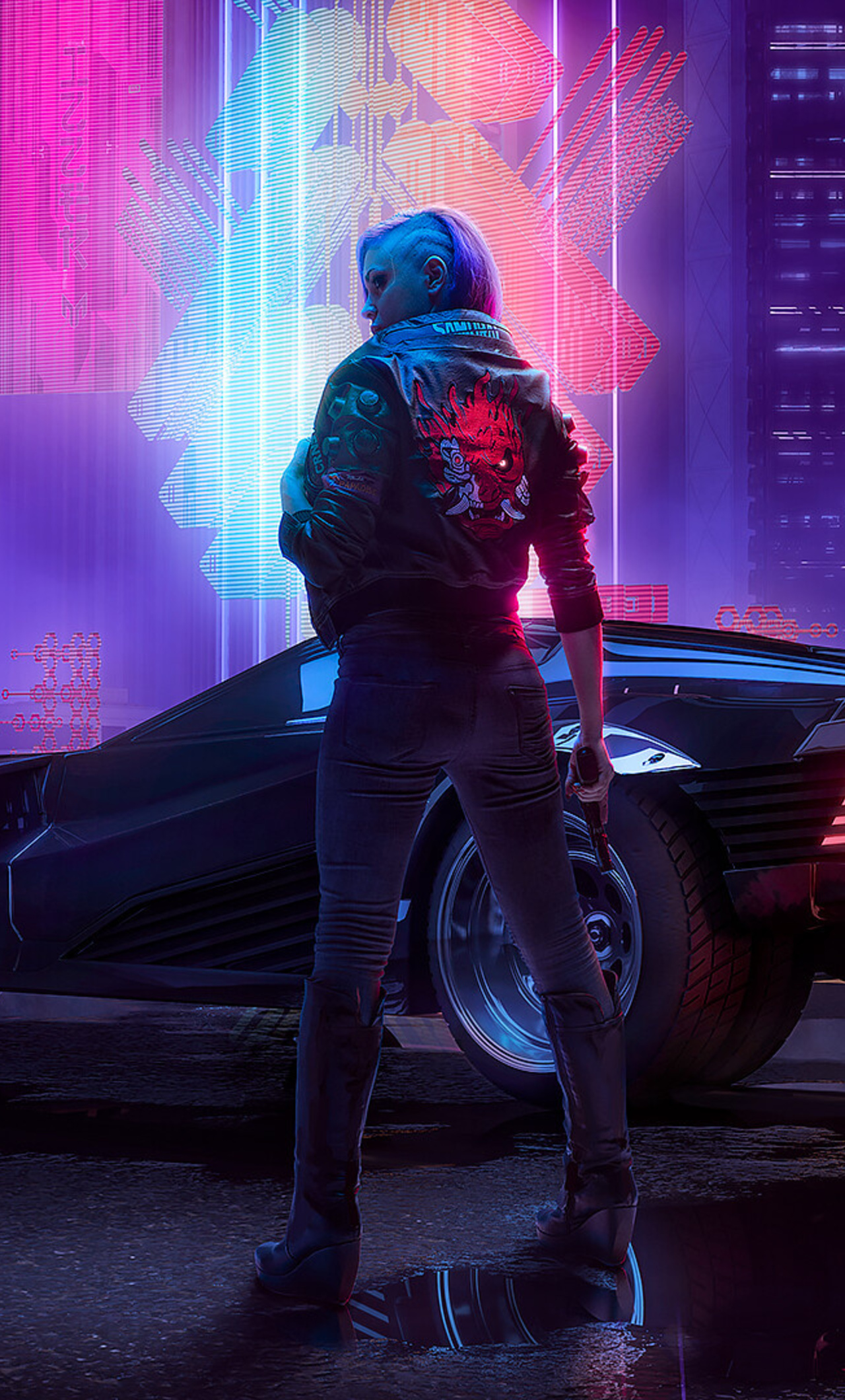 Cyberpunk 2077 Girl Art iPhone HD 4k Wallpaper, Image, Background, Photo and Picture