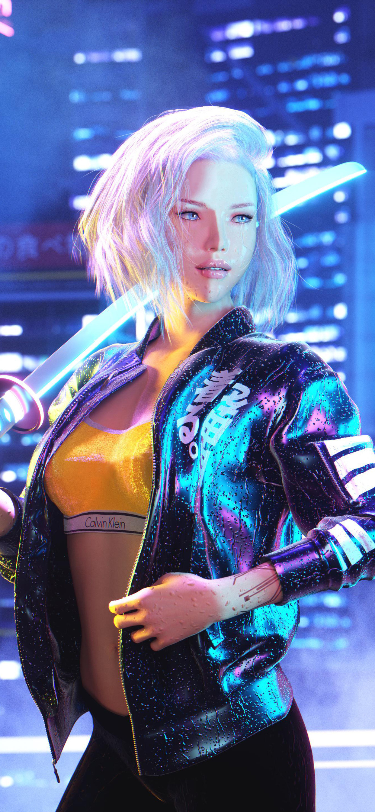 Cyberpunk 2077 Girl 4k 2020 iPhone XS MAX HD 4k Wallpaper, Image, Background, Photo and Picture