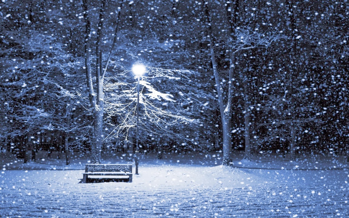 Missing Beats of Life: Winter Season At Night HD Wallpaper