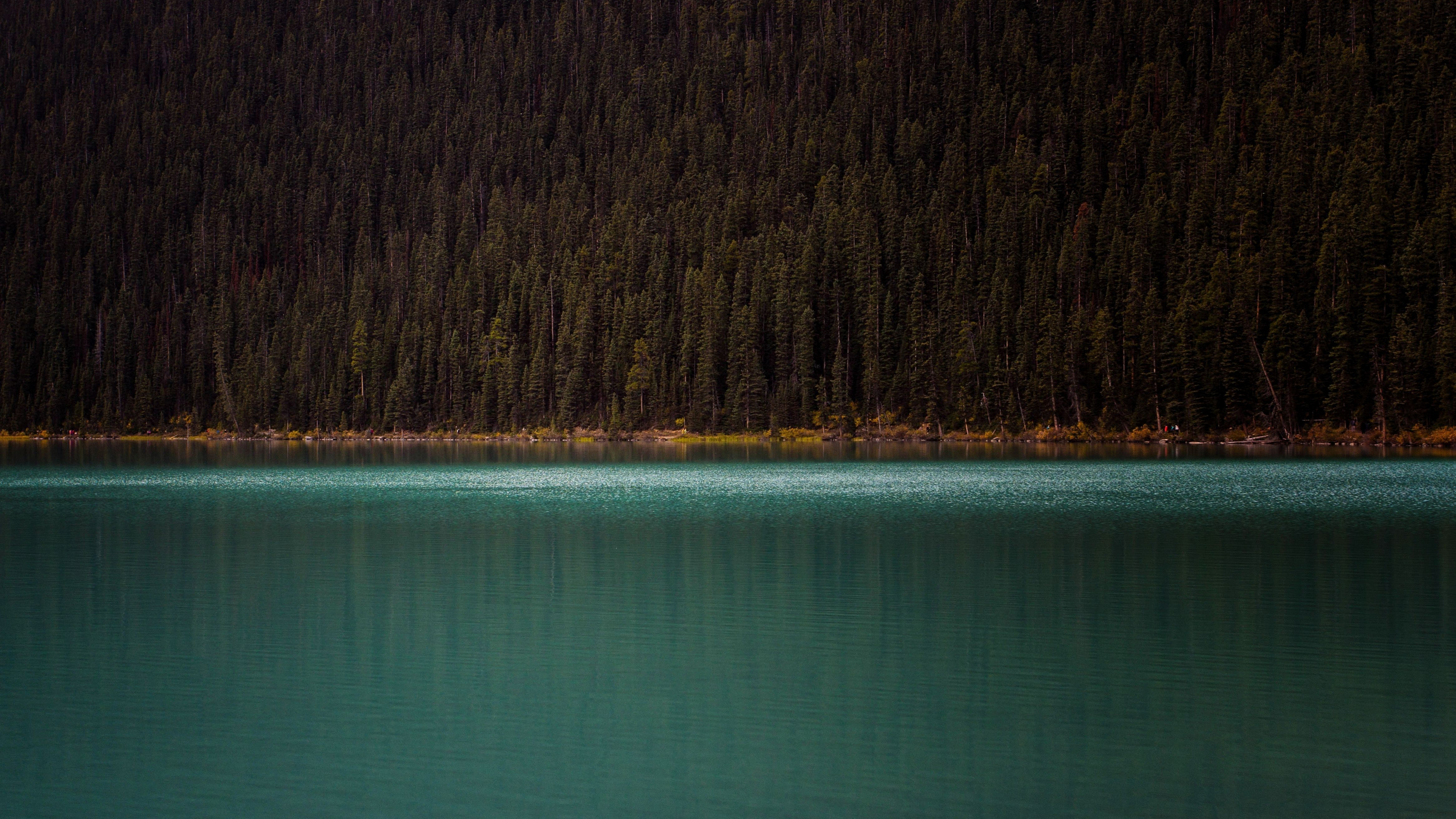 Download wallpaper 3840x2160 mountains, trees, lake, minimal, nature 4k wallpaper, uhd wallpaper, 16:9 widescreen 3840x2160 HD background, 7519