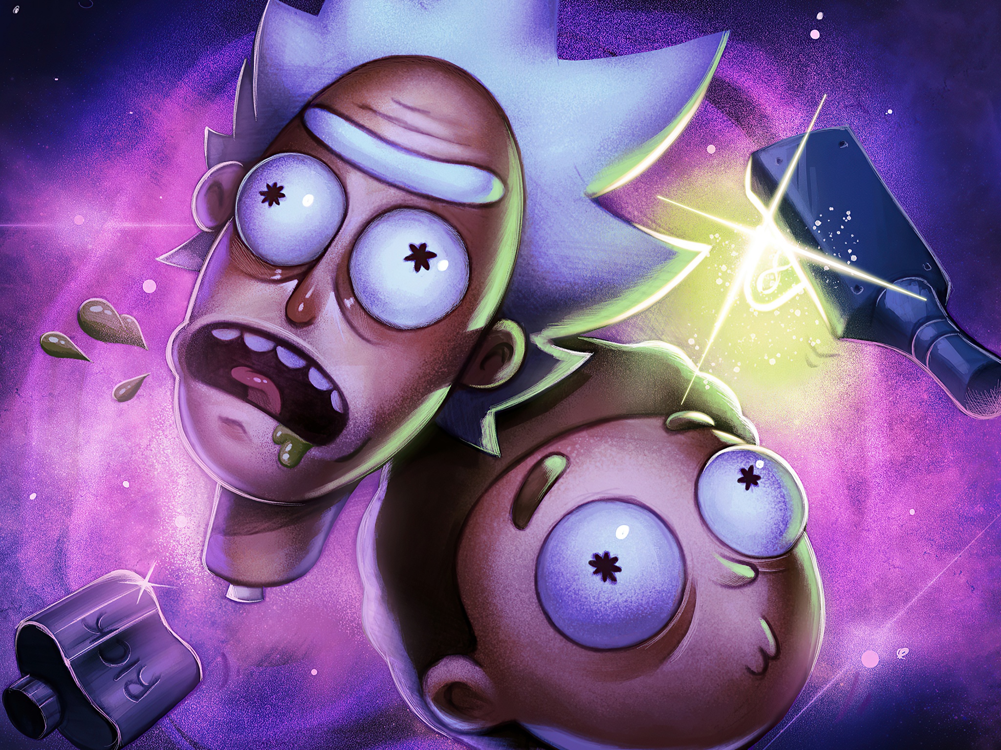 Rick and Morty Wallpaper 4K, TV series, Rick Sanchez