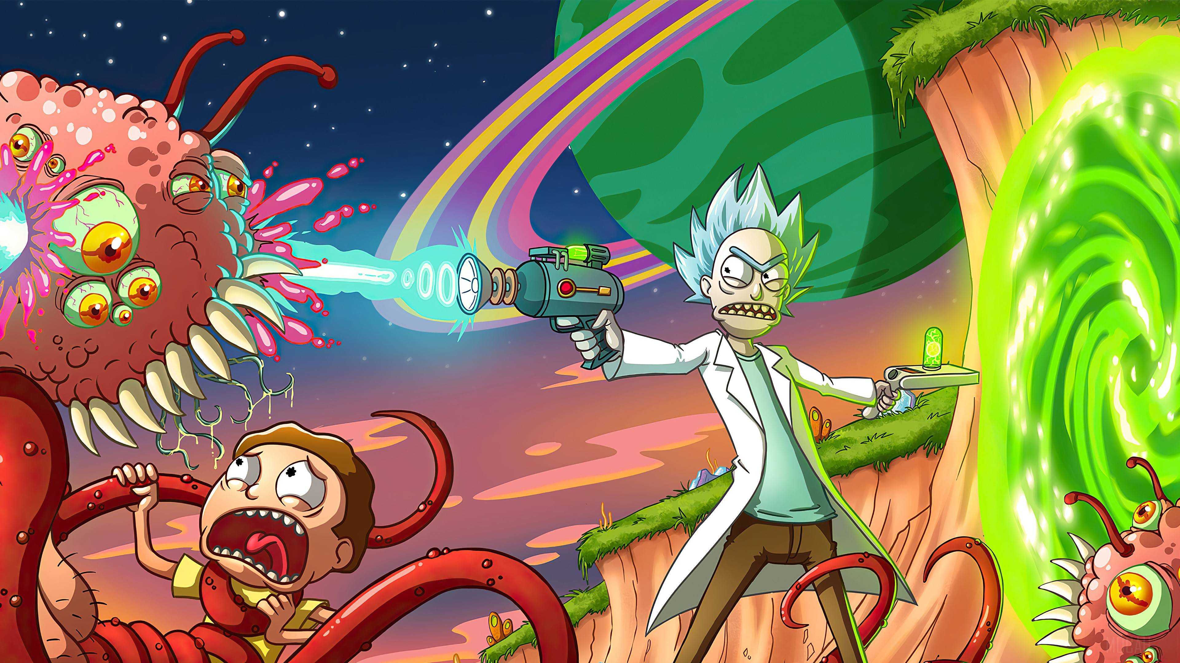 Rick and Morty Desktop Wallpaper 4K