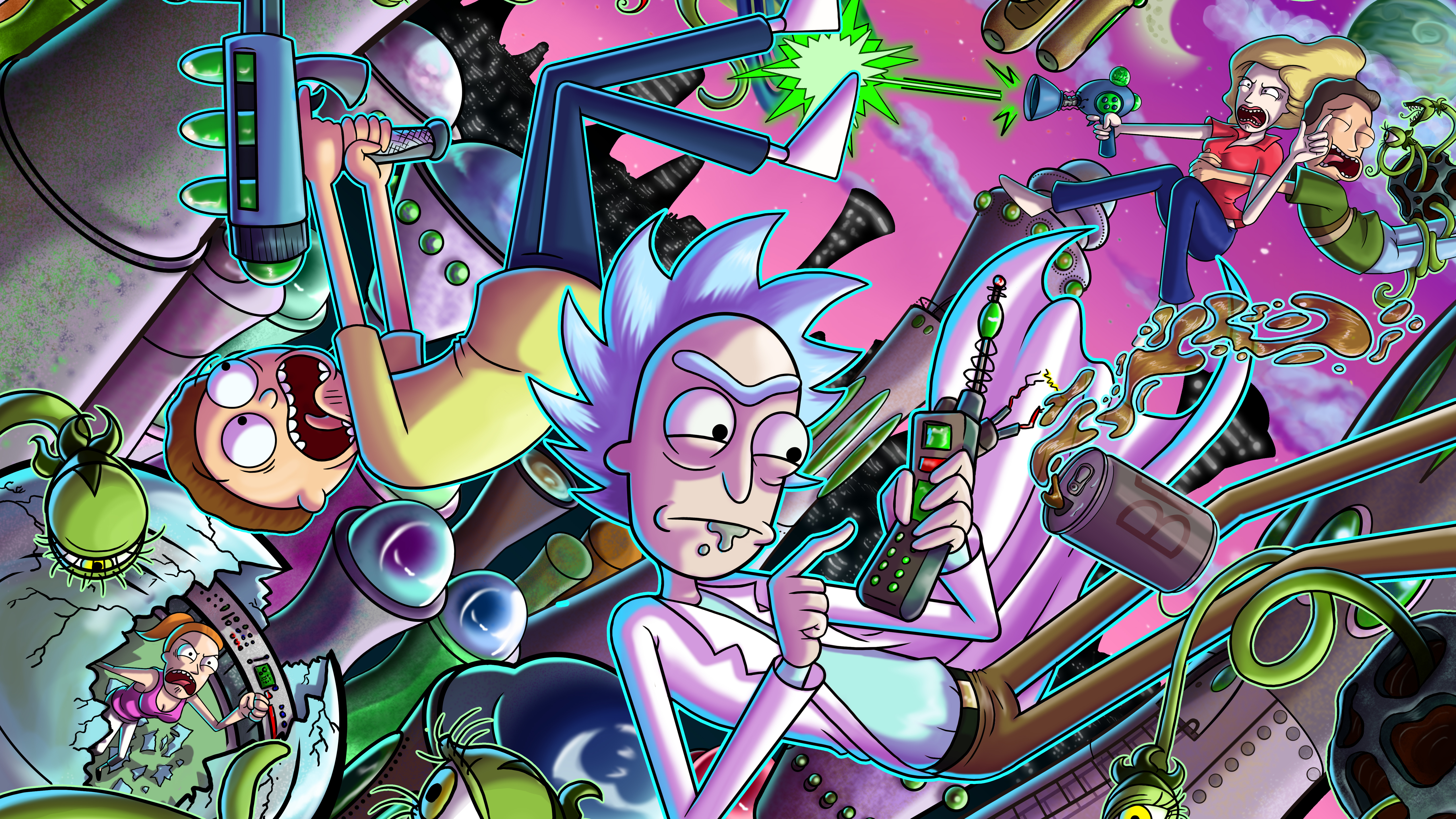 Rick And Morty 5k 5k HD 4k Wallpaper, Image, Background, Photo and Picture