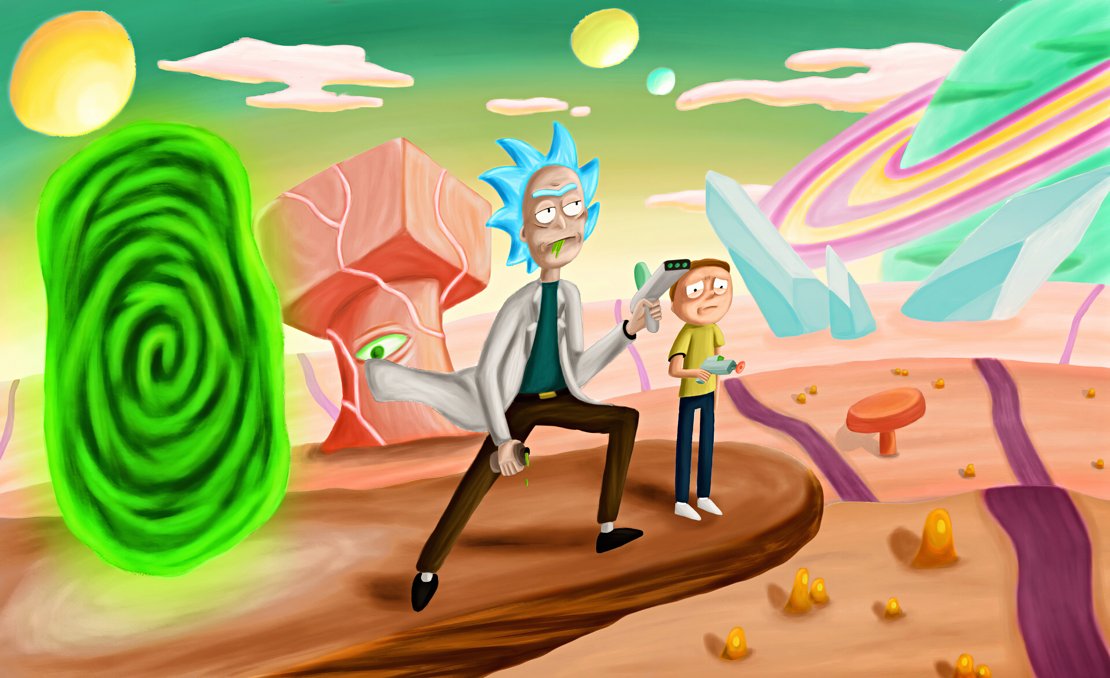 TV Show Rick and Morty 4k Ultra HD Wallpaper