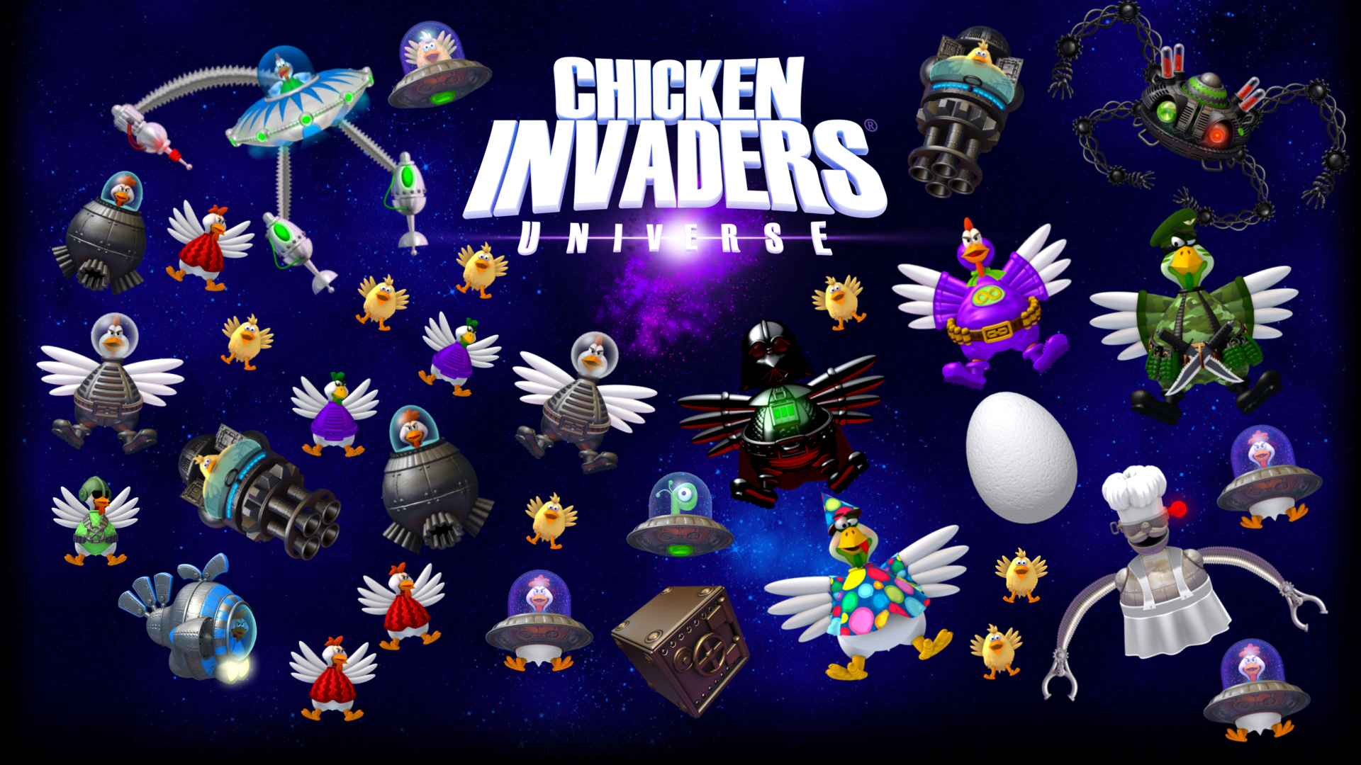 Post your Chicken Invaders artwork! Invaders Invaders Universe