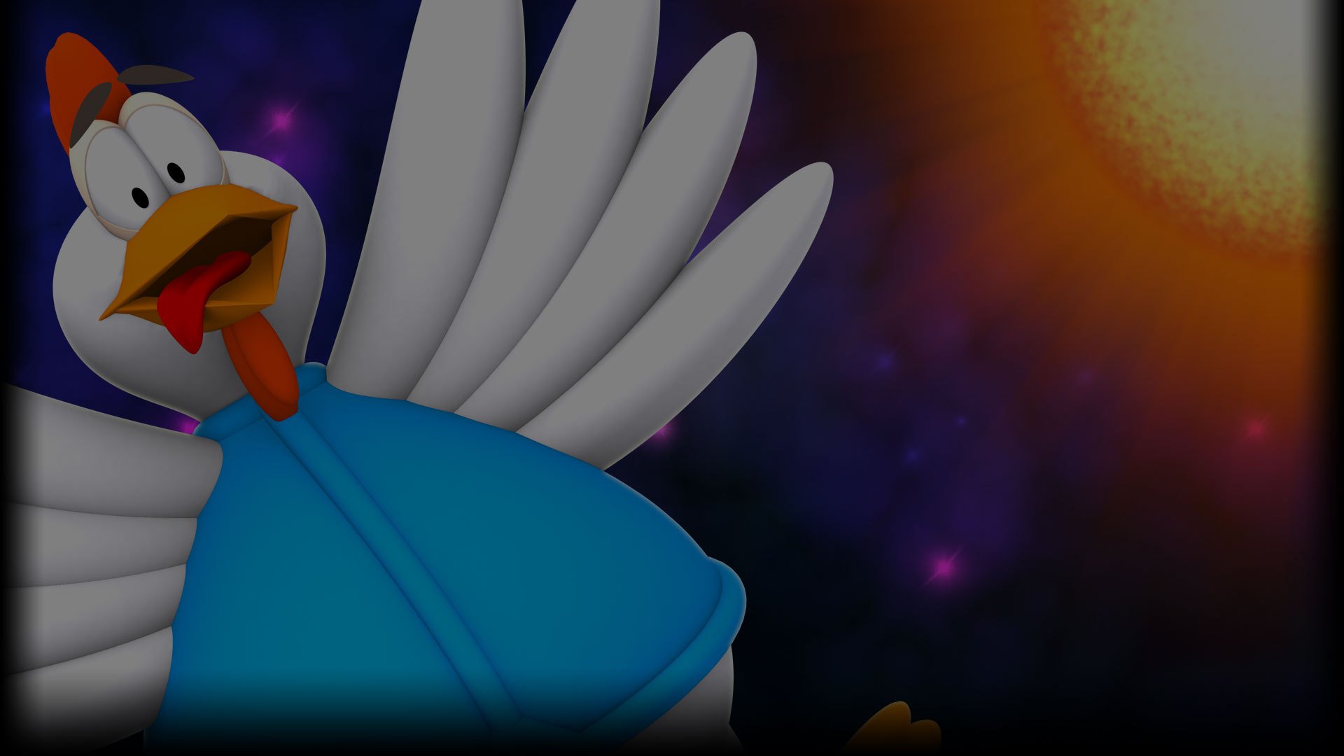 Video Game Chicken Invaders 3 HD Wallpaper