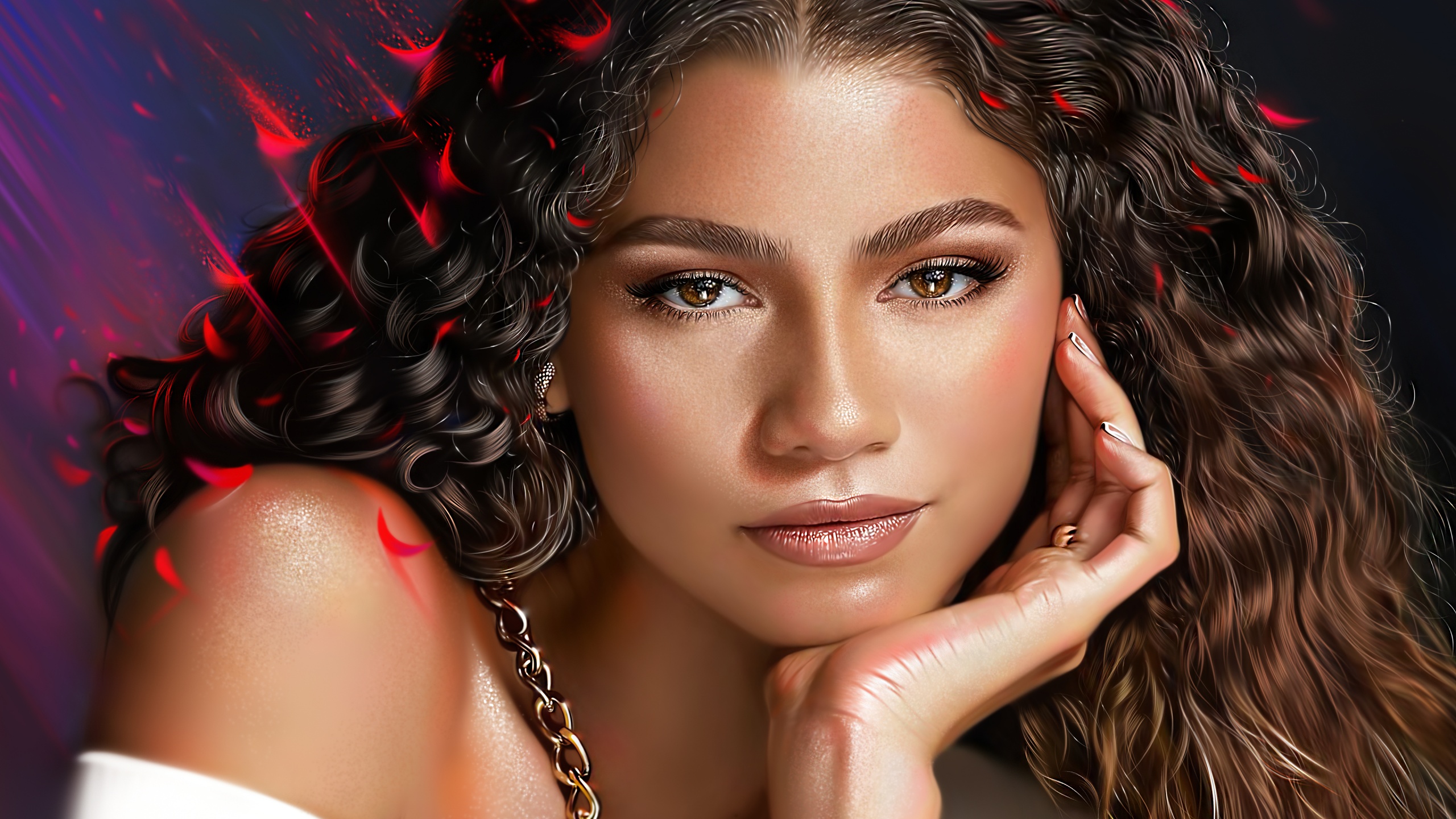 Zendaya Wallpaper 4K, Portrait, Beautiful actress