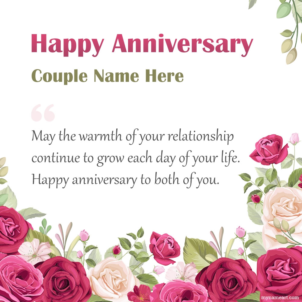 Create Your Own Anniversary Card for Free Card Maker