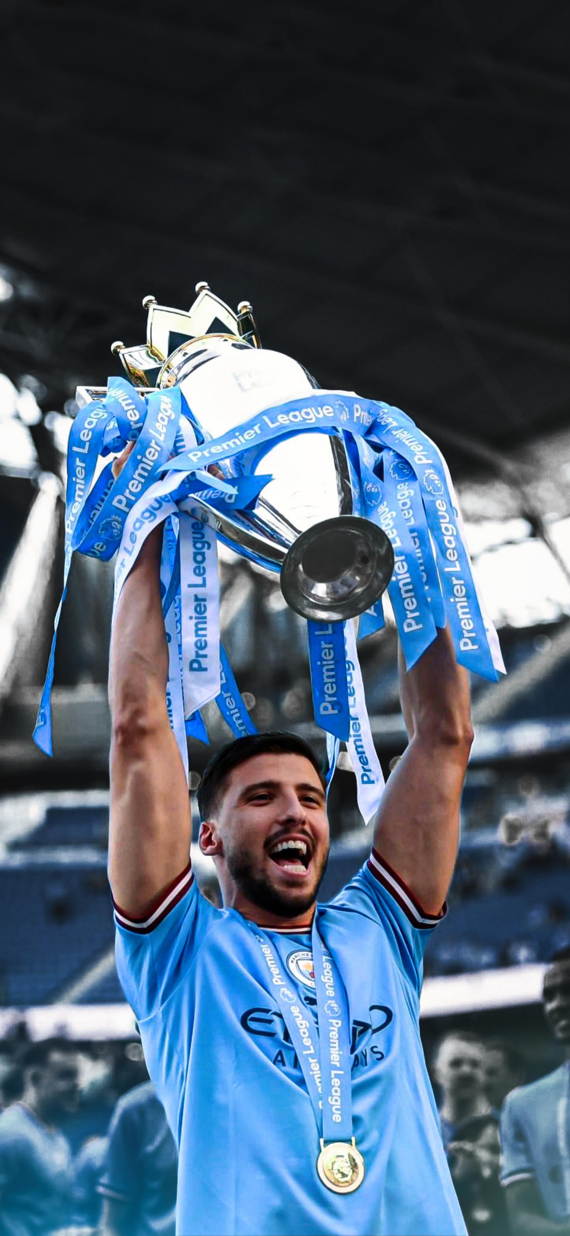 Phone wallpaper of players with trophy (edited by myself)