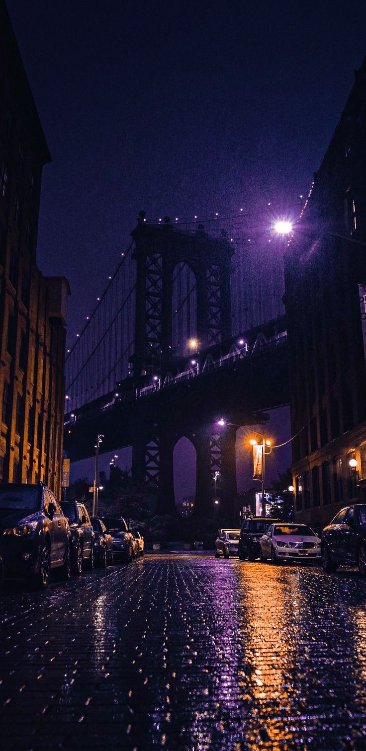 Rainy street. City wallpaper, Rainy street, Rainy city