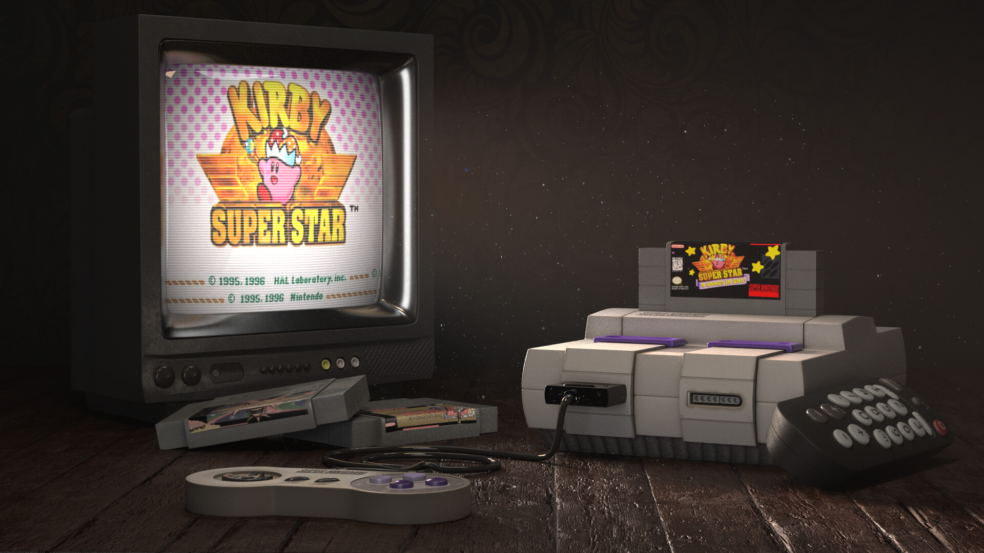 SNES Kirby Super Star [1920 x 1080]