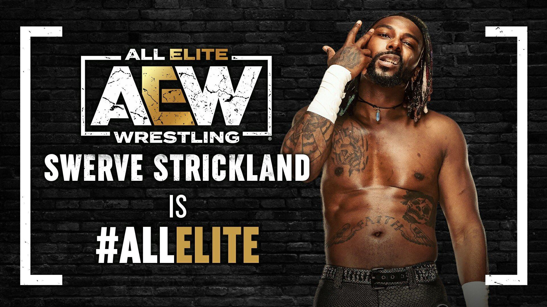 Swerve Strickland Is All Elite, Signs His Contract At AEW Revolution 2022