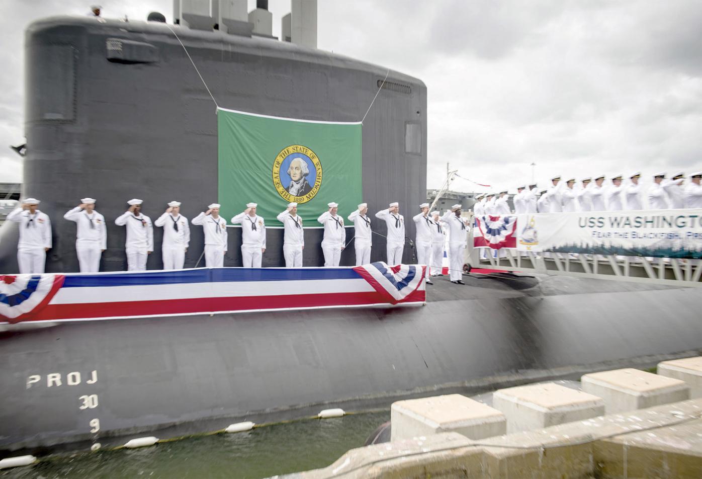 Newest sub named USS Washington