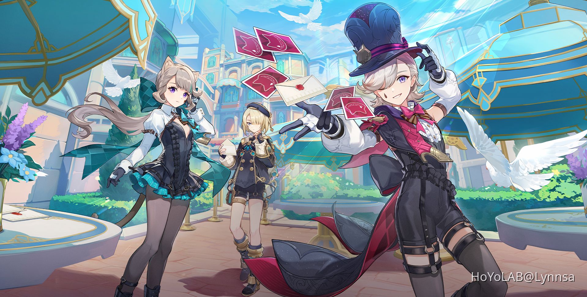 FOR DOWNLOAD Official Background from Call for Fontaine Adventurers Web Event Genshin Impact