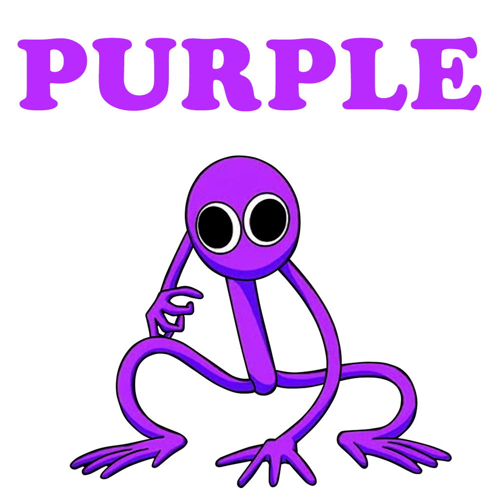 Rainbow Friends Purple Wallpapers Wallpaper Cave