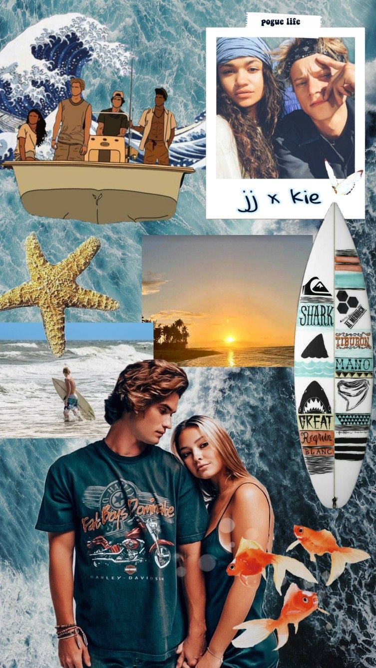 Download Outer Banks JJ And Kie Couple Wallpaper