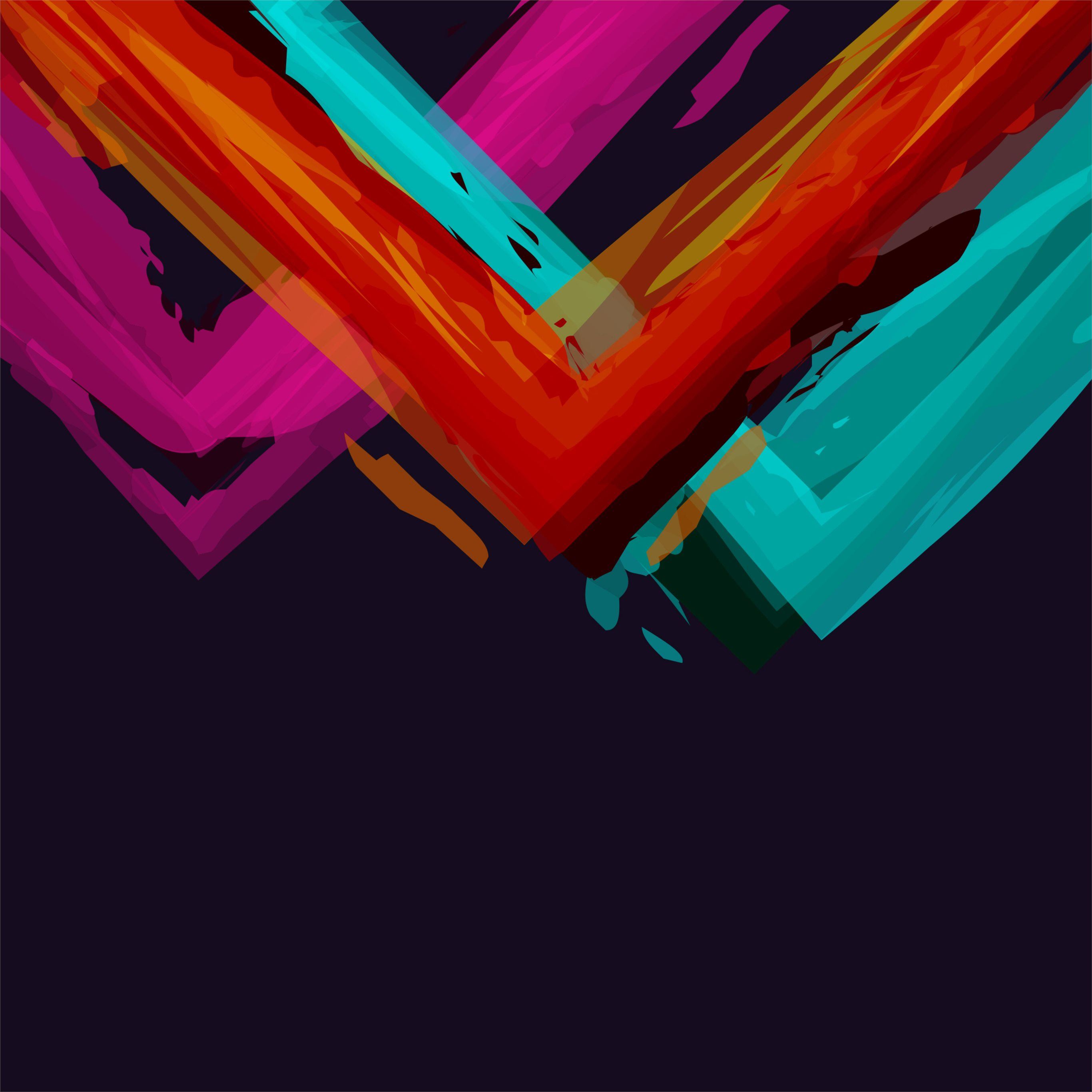 minimalistic abstract colors simple background 5k iPad Pro Wallpaper Free Download