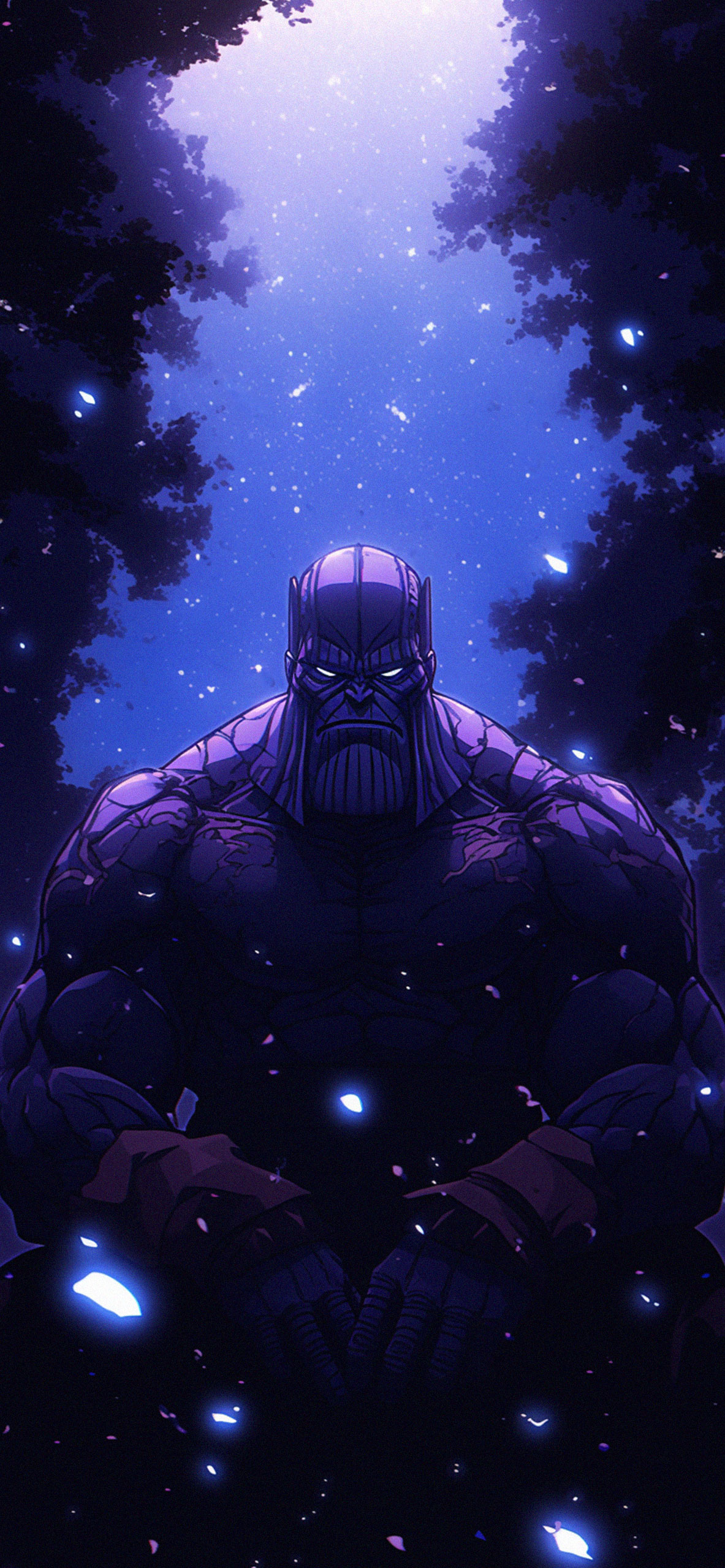 Thanos Aesthetic Purple Wallpaper