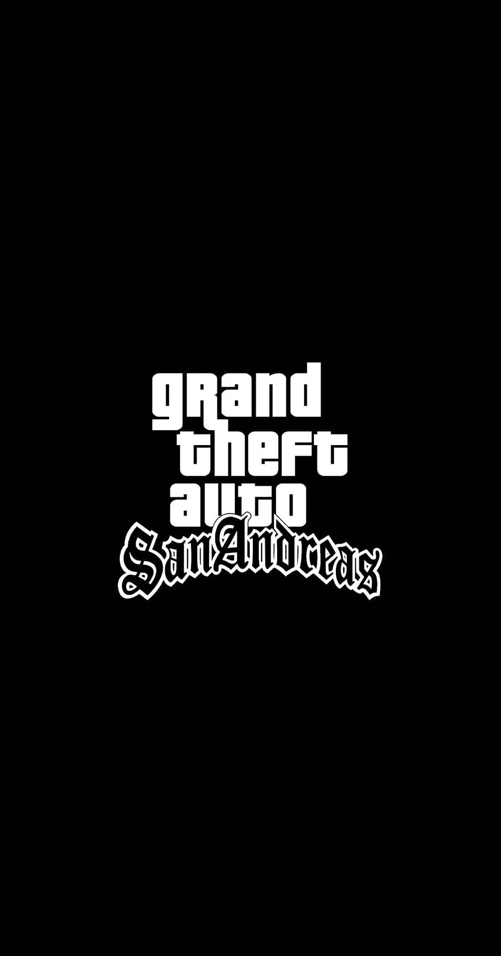 Download GTA iPhone San Andreas Logo Wallpaper