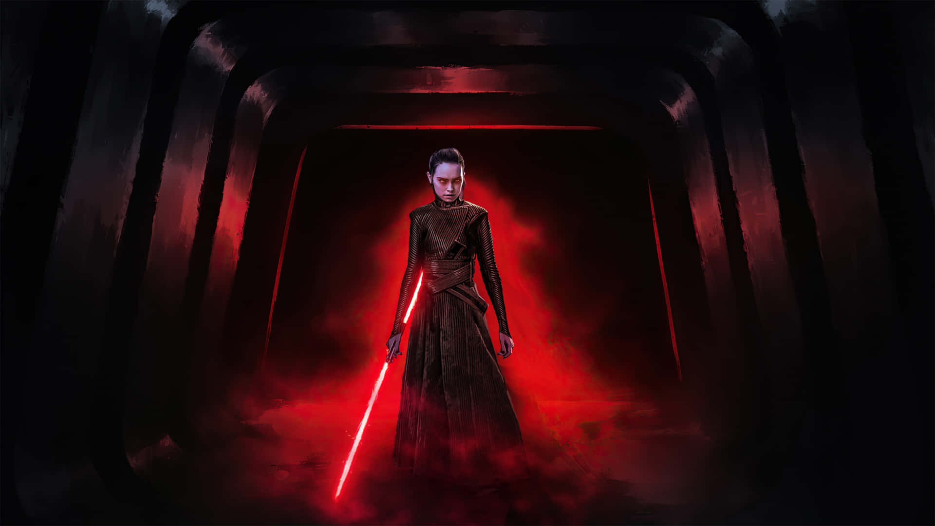 Download Star Wars Rey As Palpatine Background