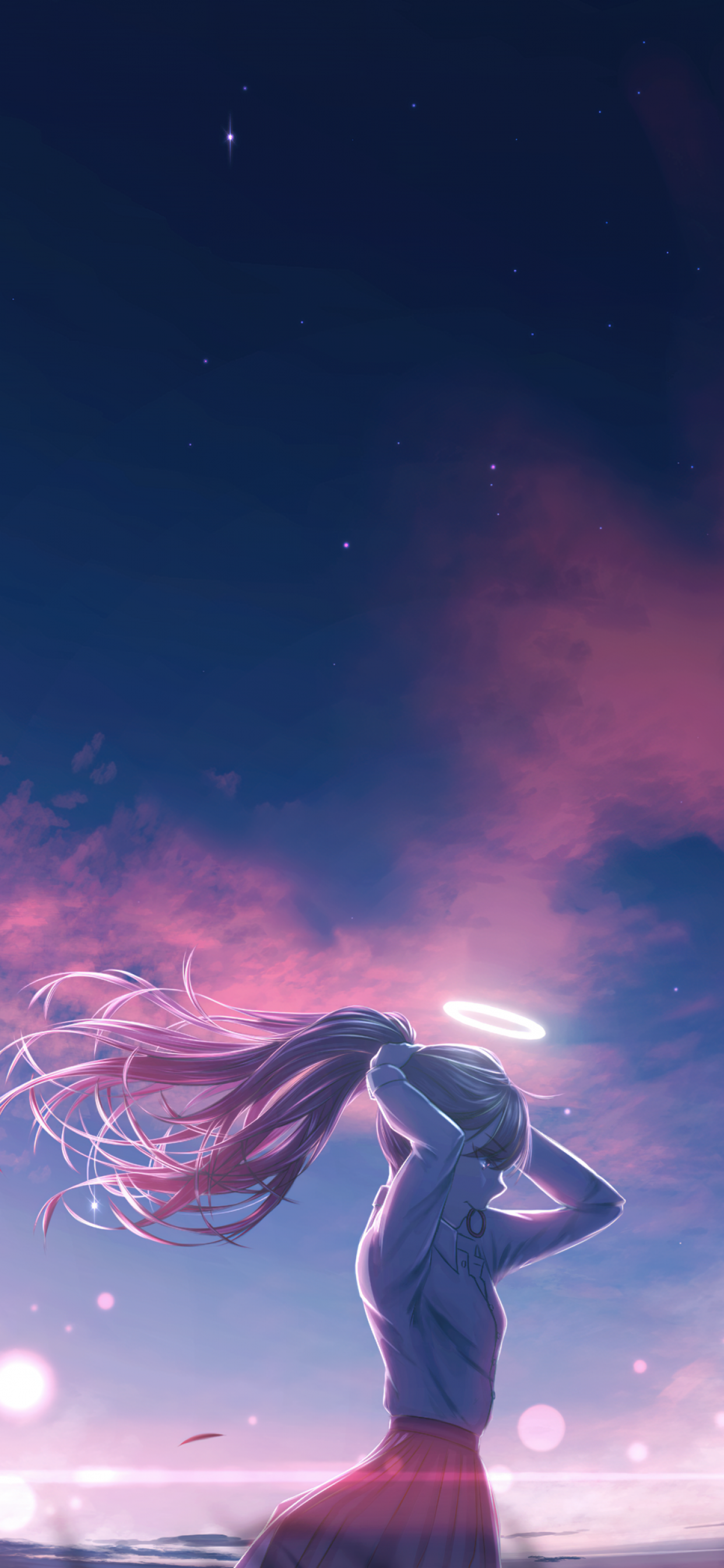 Original Wallpaper 4K, Anime girl, Dream