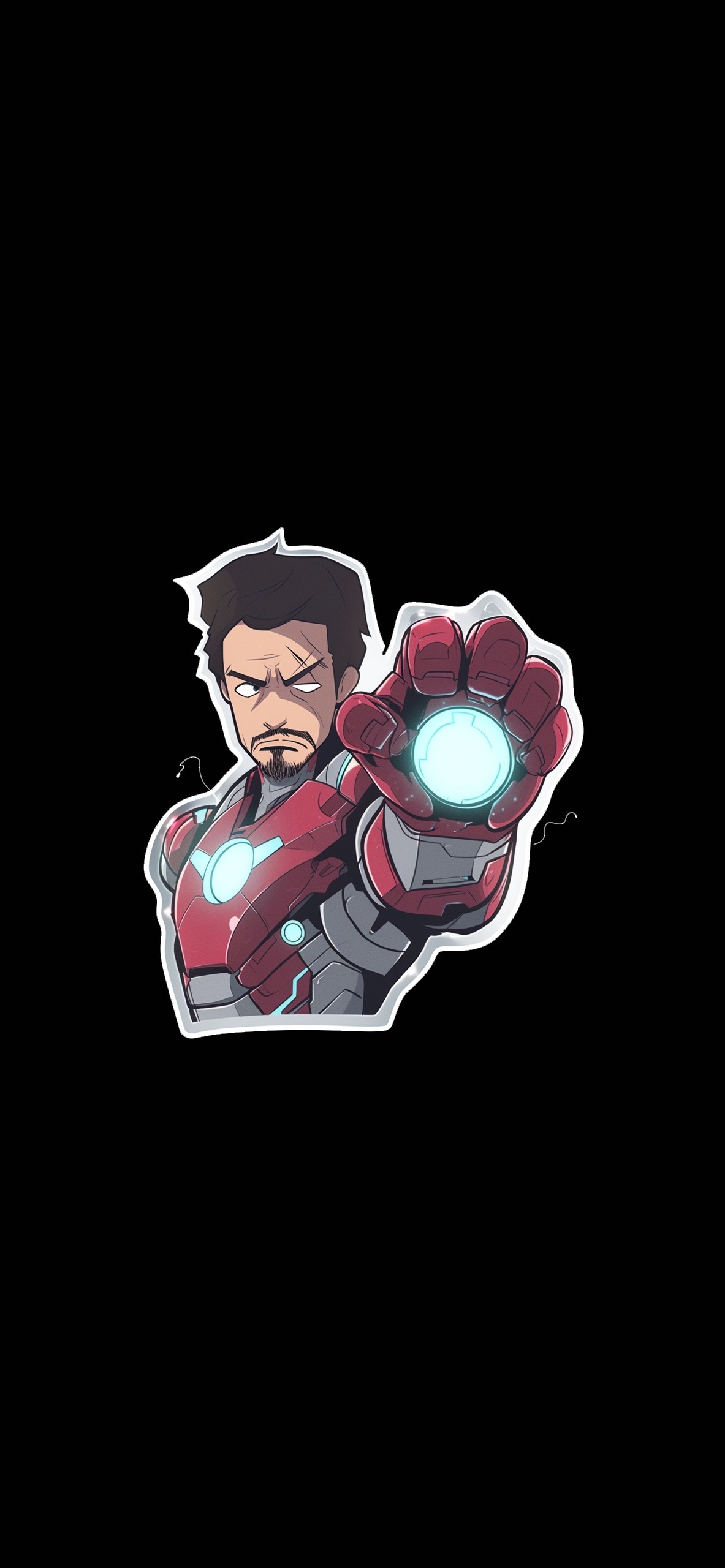 Tony Stark Shooting Pose Black