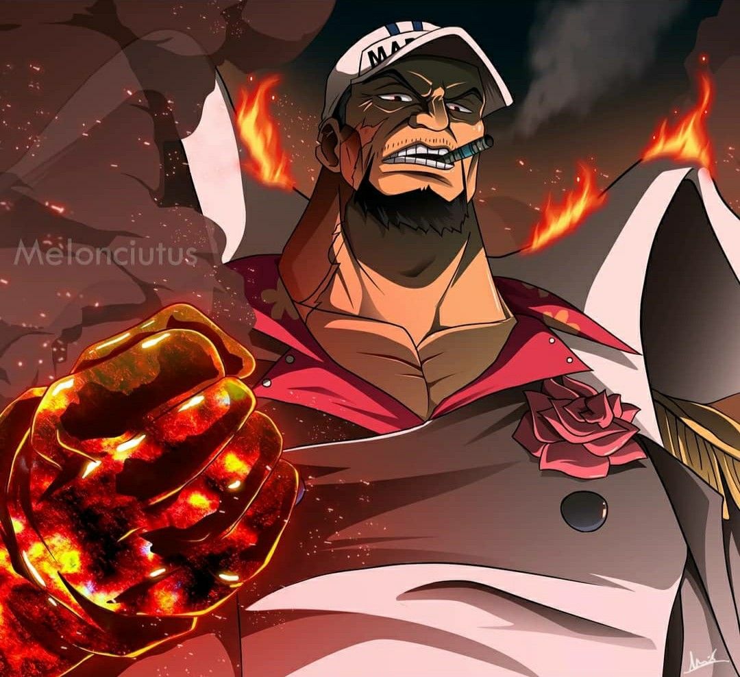 Fleet Admiral Sakazuki. One piece fanart, Anime character design, Anime