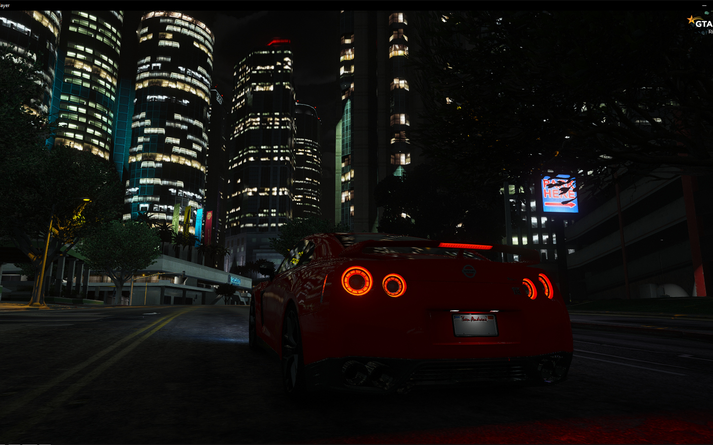 Download Night GT R, Nissan GT R, Night Wallpaper in 1440x900 Resolution