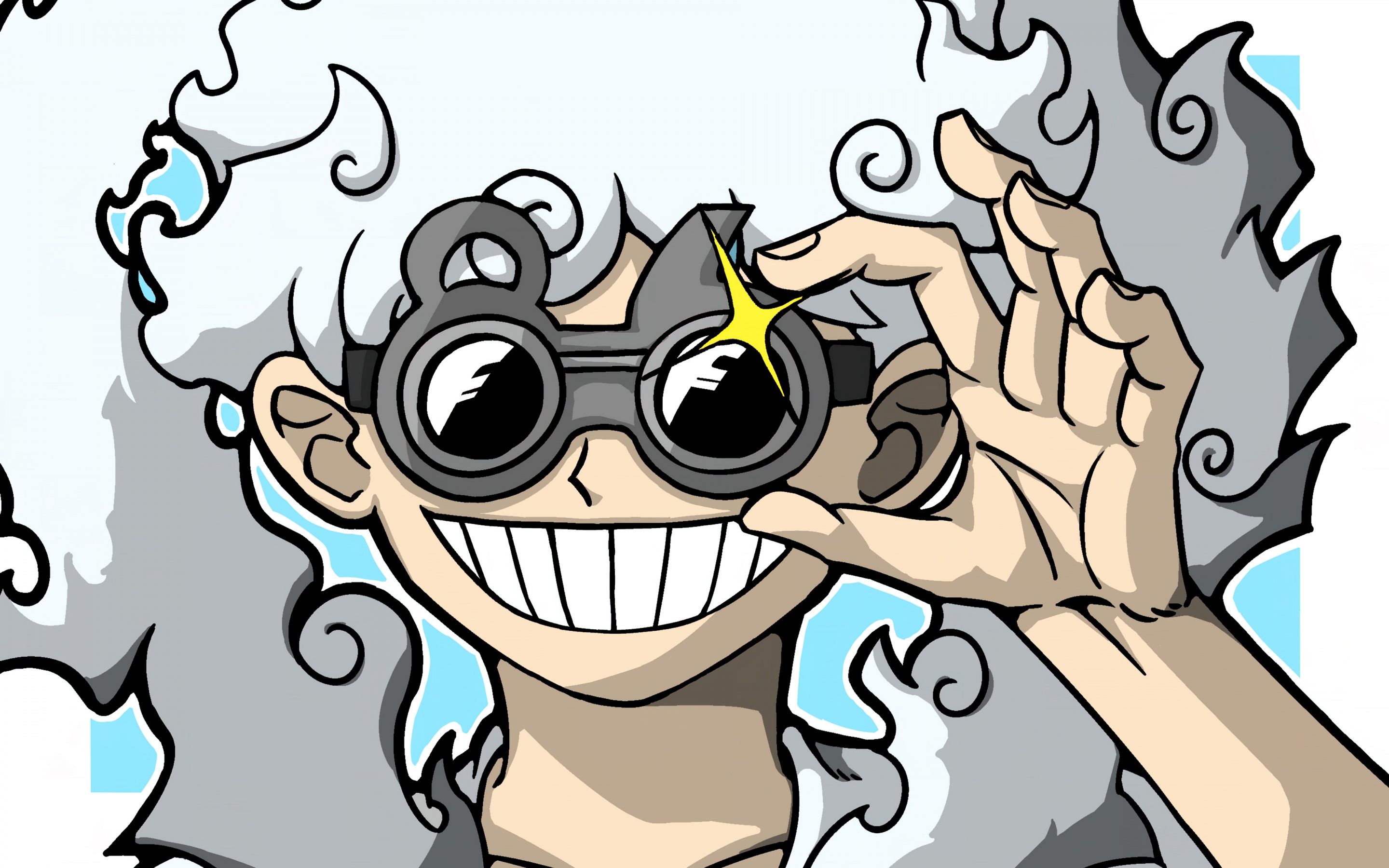 Luffy Wallpaper 4K, Goggles, Gear 5