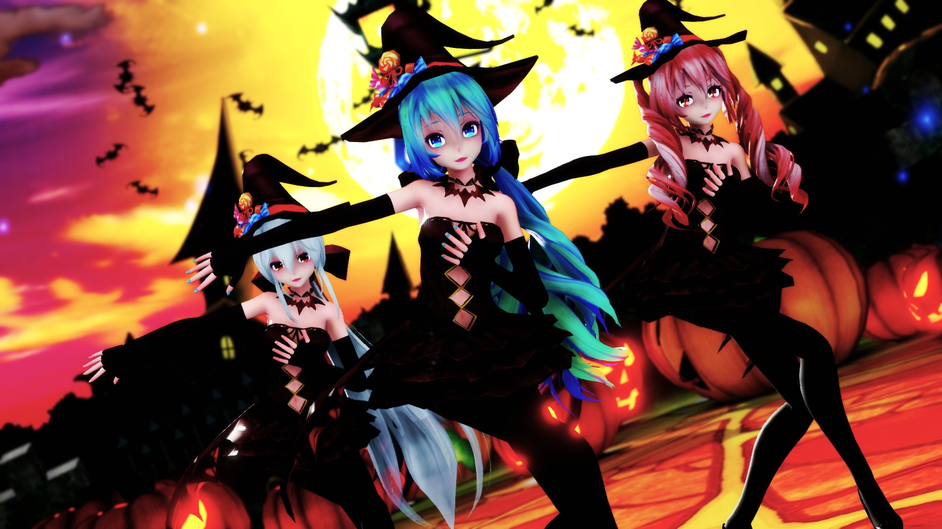 X-এ • Shiro Neko Vocaloid •: 【MMD】Happy Halloween