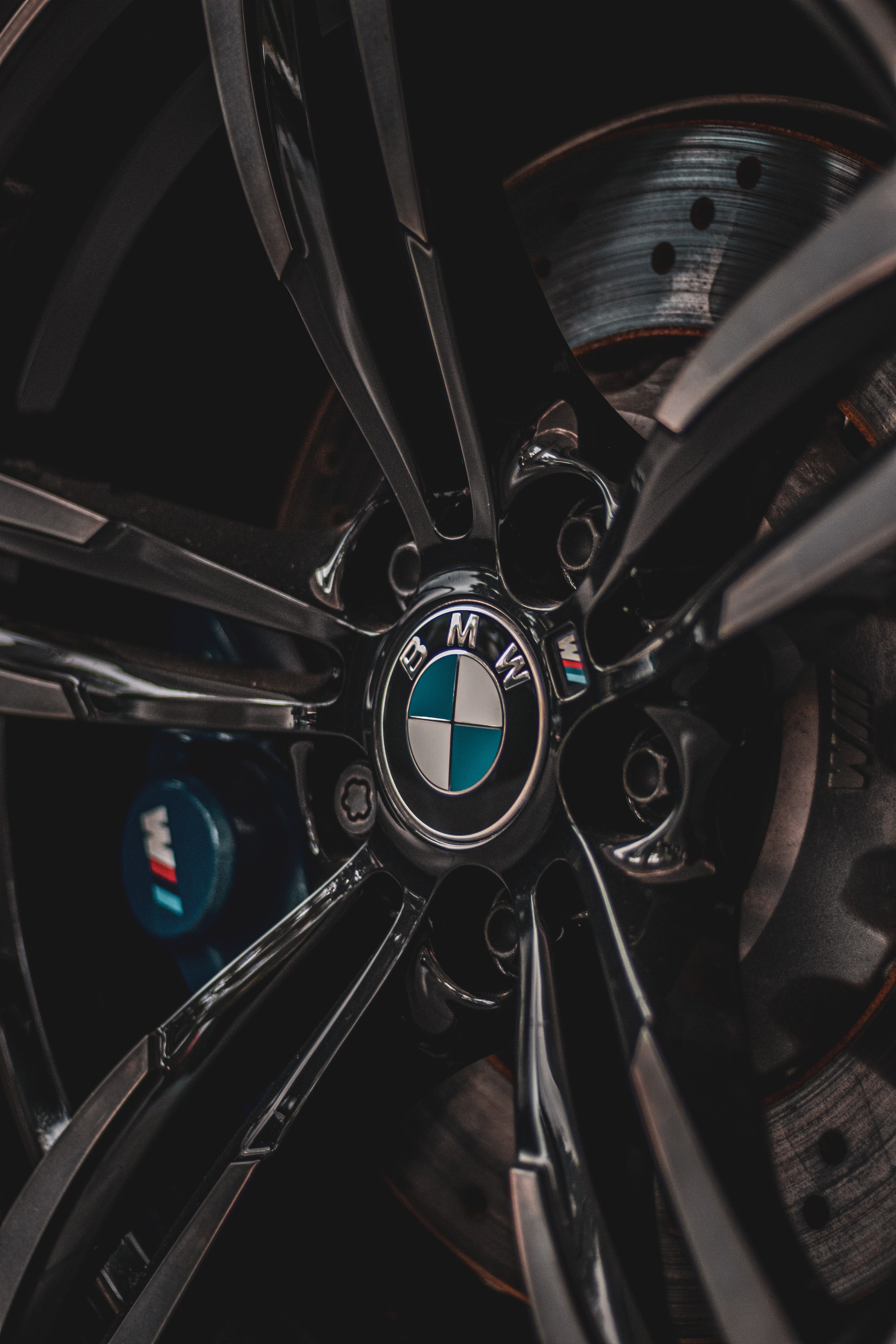Black and Silver Bmw Rim · Free