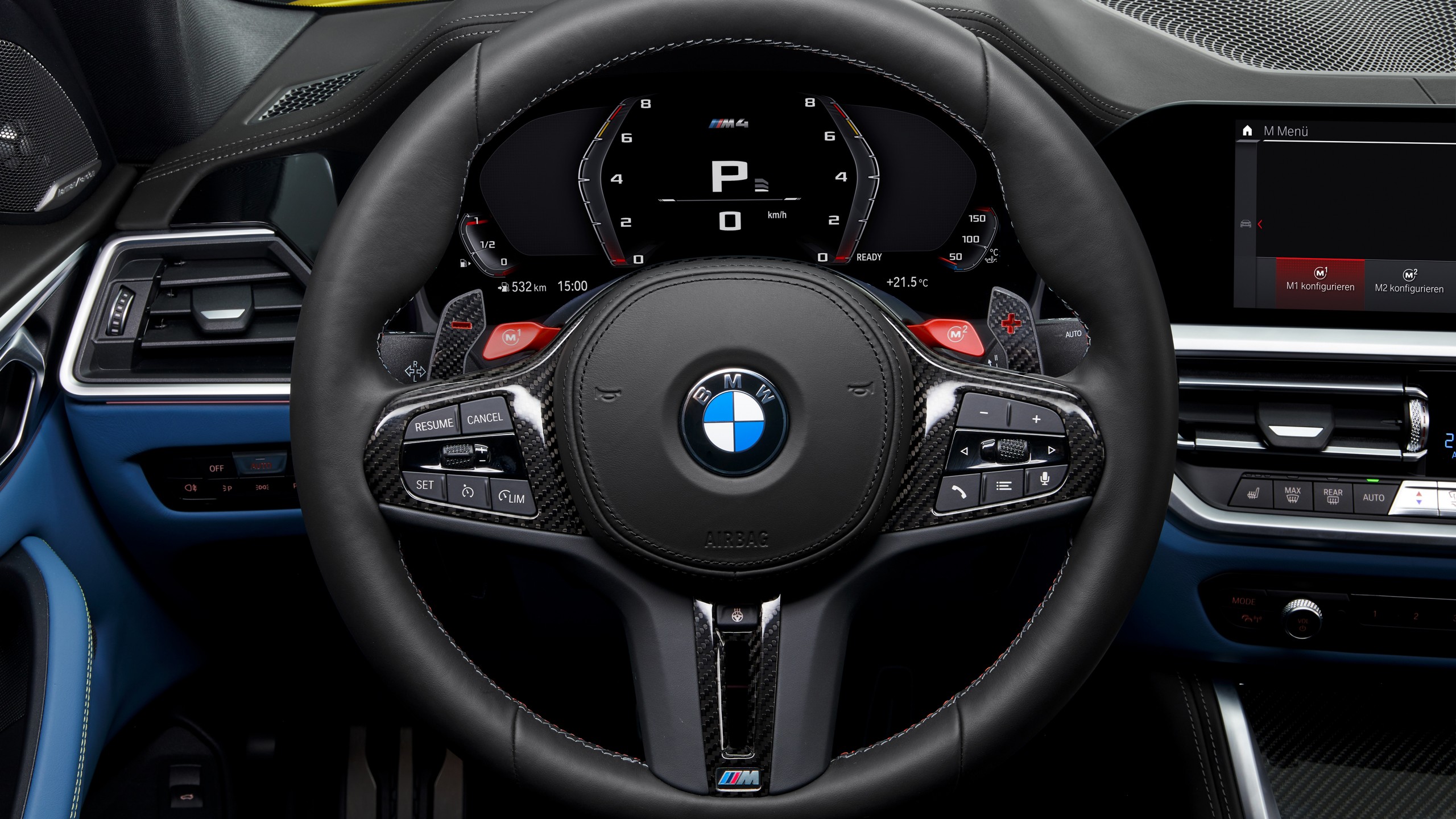 BMW M4 Competition 2020 Interior 5K Wallpaper Car Wallpaper