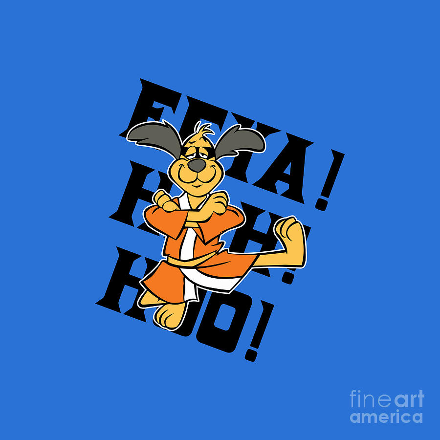 Kung Fu Moves Hong Kong Phooey Drawing by Douglas G Hoover
