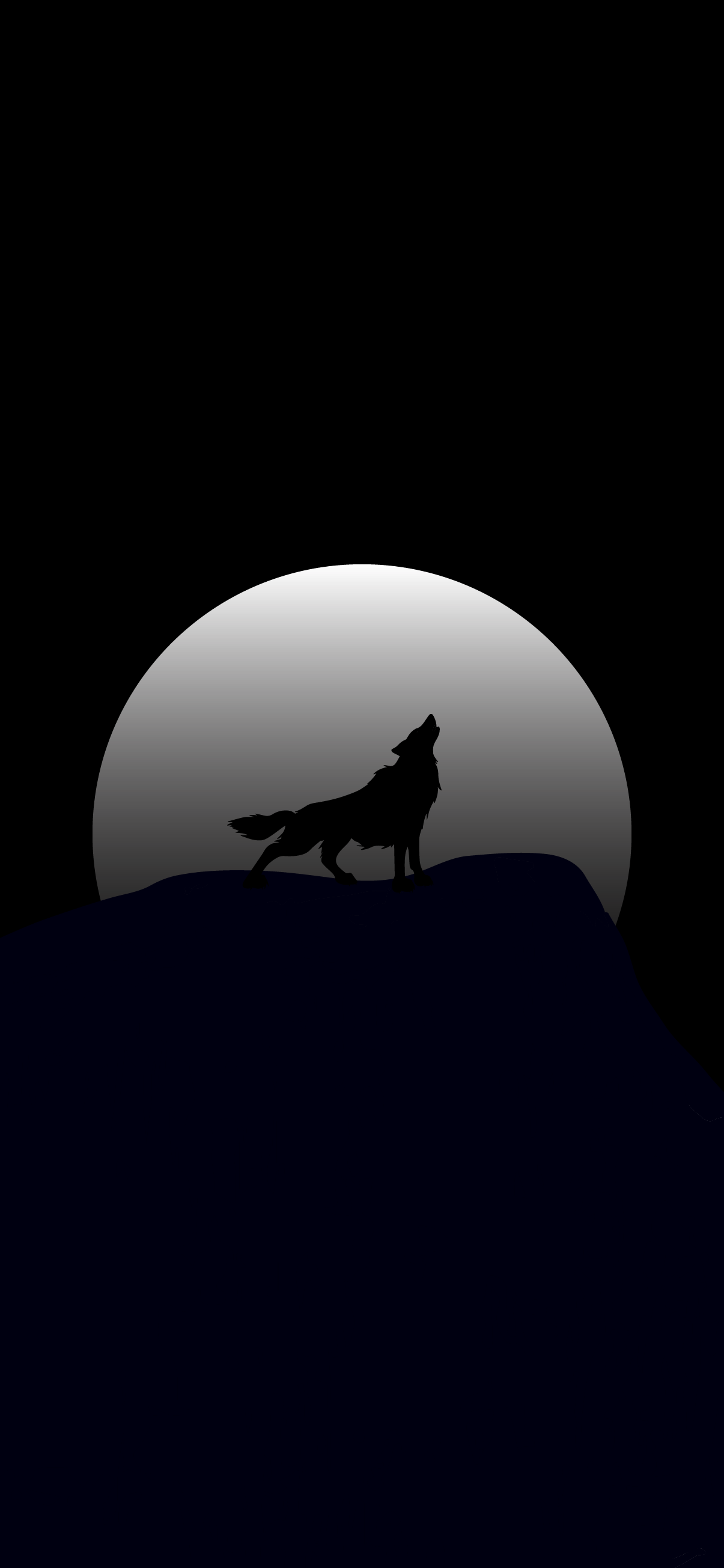 Wolf howling black wallpaper iphone