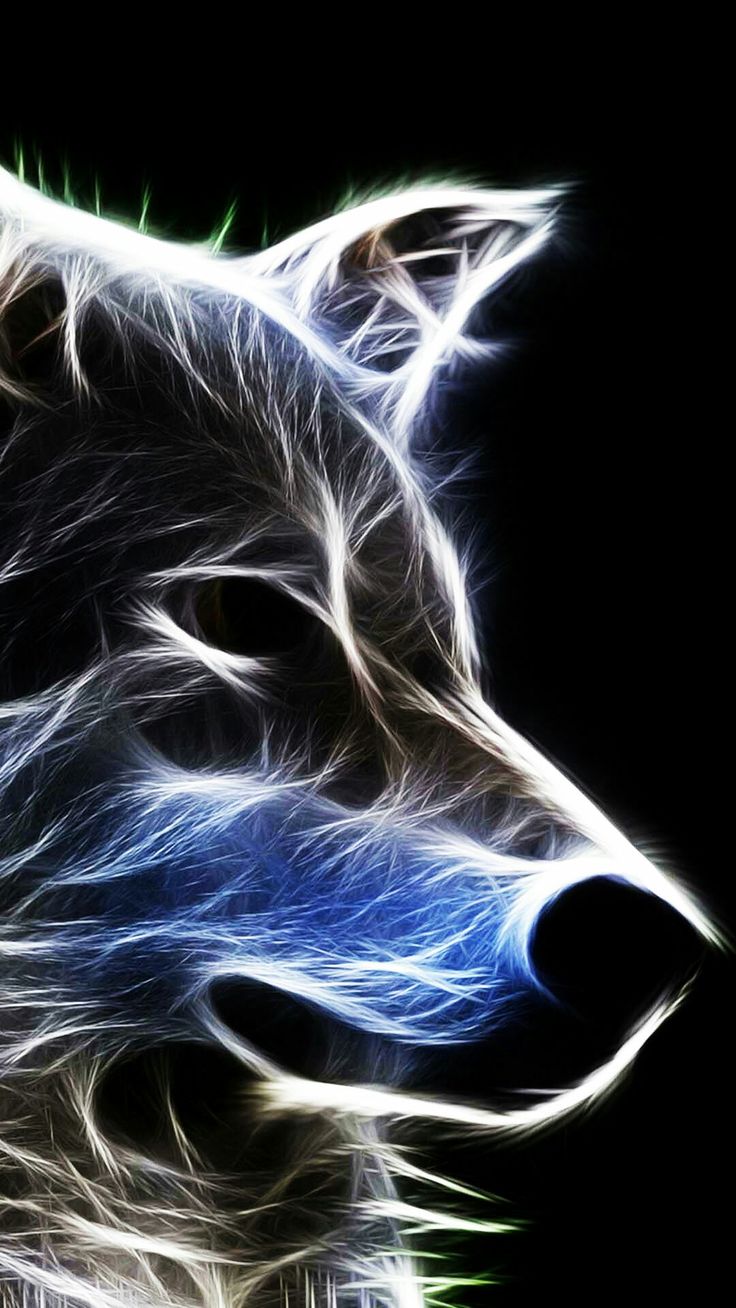 Wolves. Wolf artwork, Wolf wallpaper, Neon wallpaper