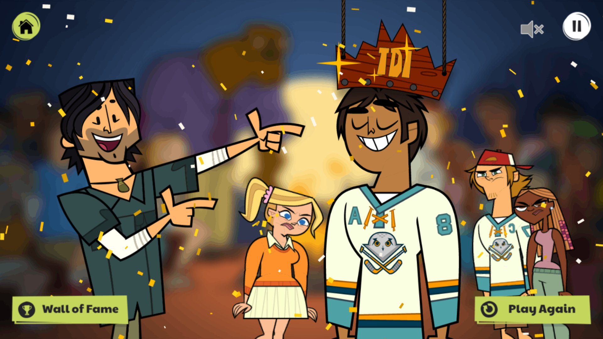 I just beat Total Drama: Take The Crown with every character! Here are everyone's winning screens. Which ones are your favorites?