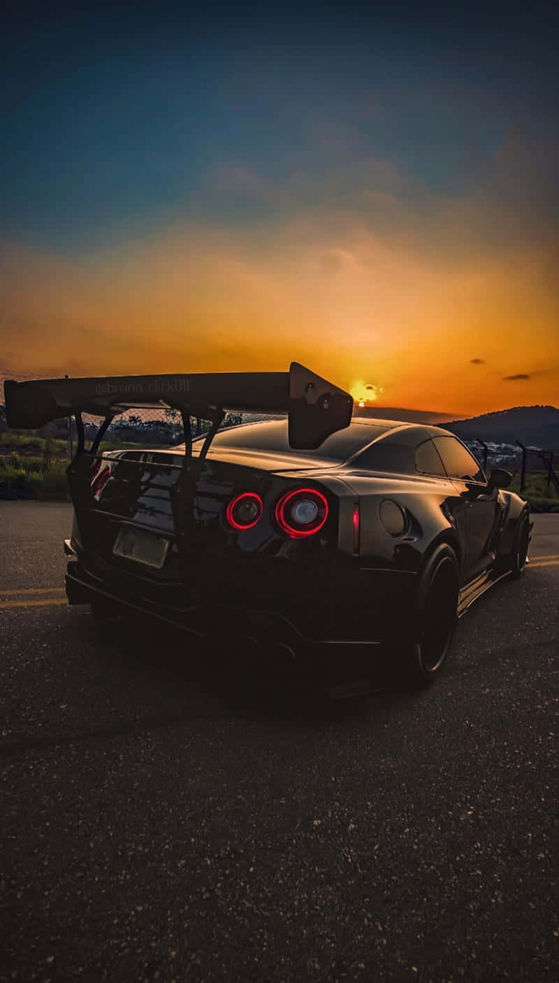 Download Sunset Gtr iPhone Wallpaper